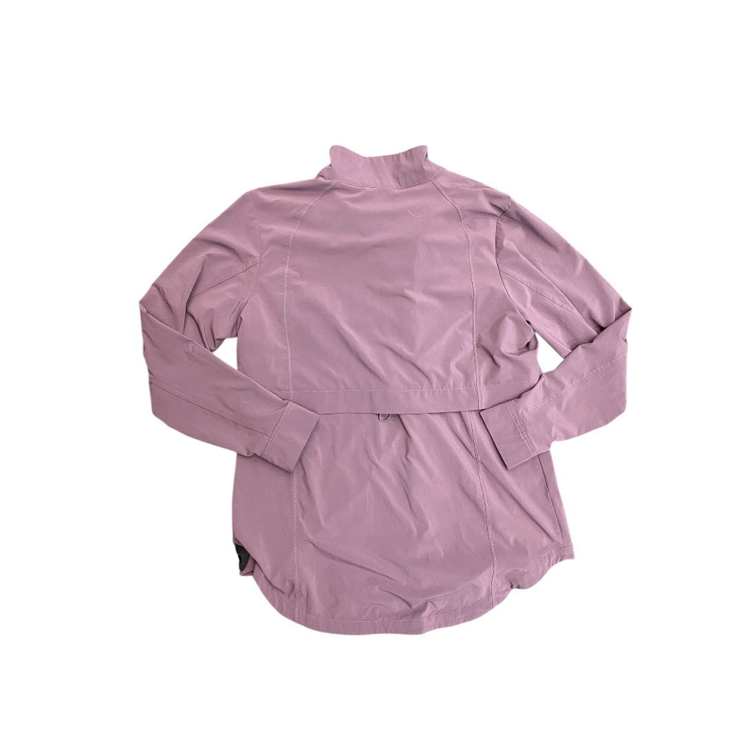 Jacket Windbreaker By Eddie Bauer In Purple, Size:L
