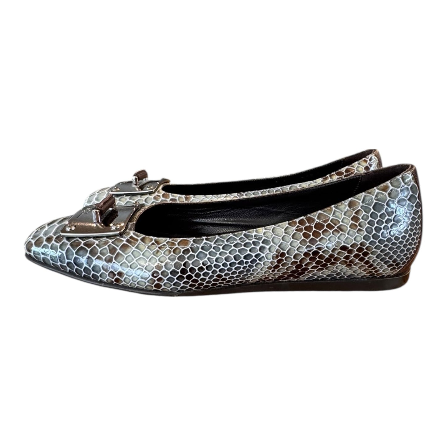 Shoes Flats By Donald Pliner In Animal Print, Size:6