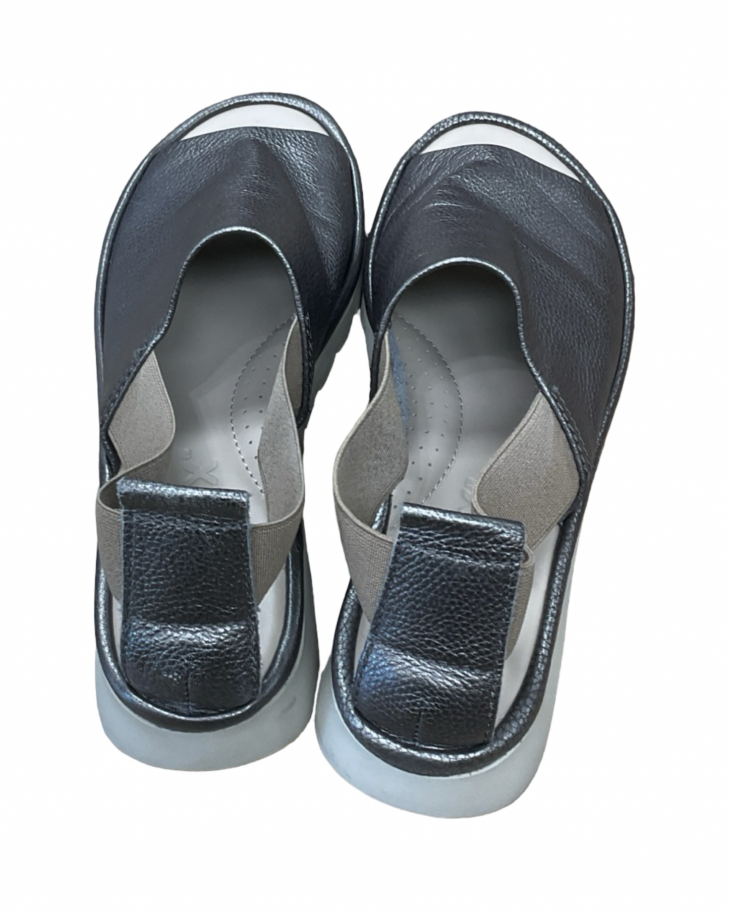 Sandals Flats By Flexees In Grey, Size:7