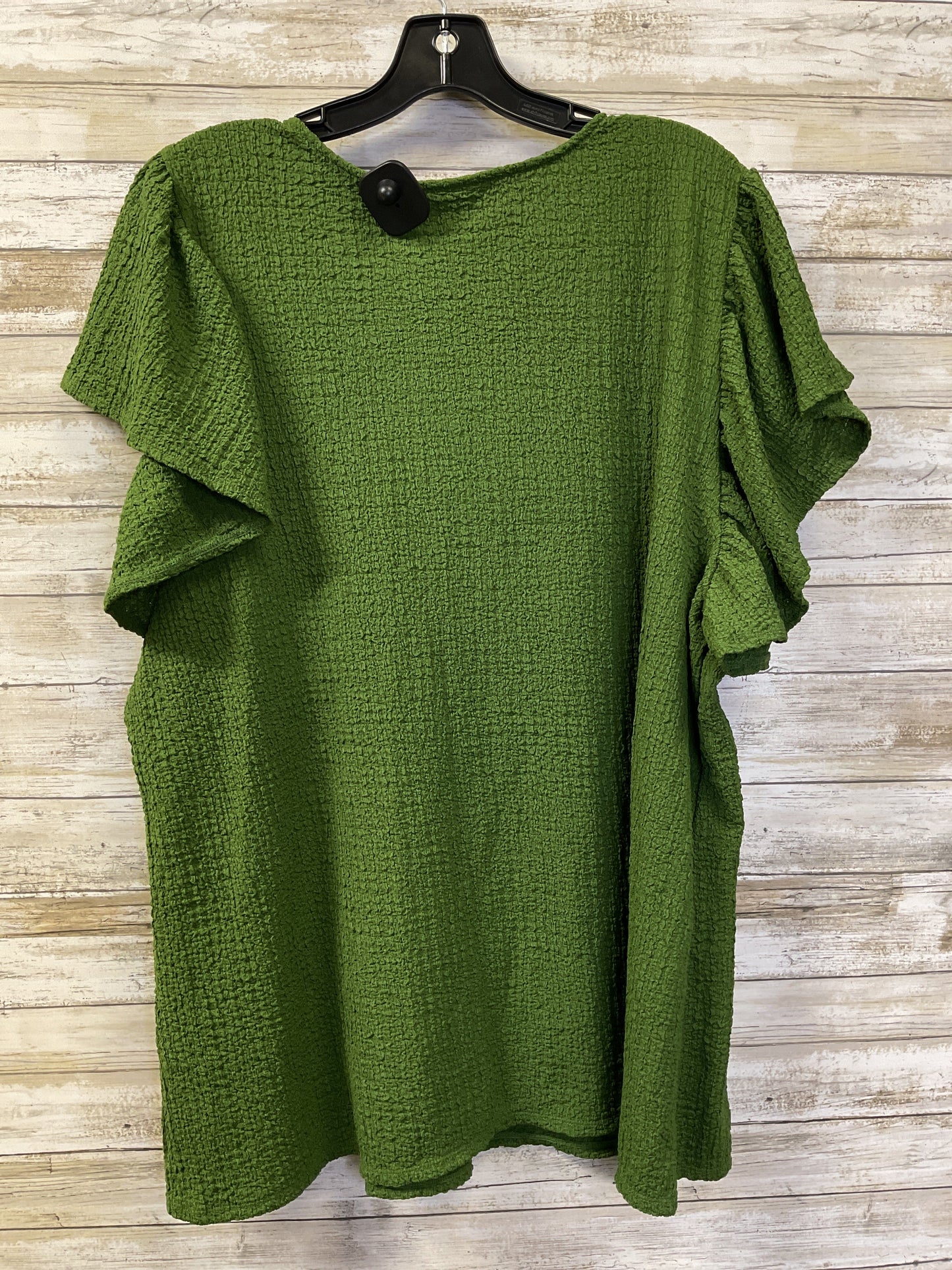 Top Ss By Ava & Viv In Green, Size:3X