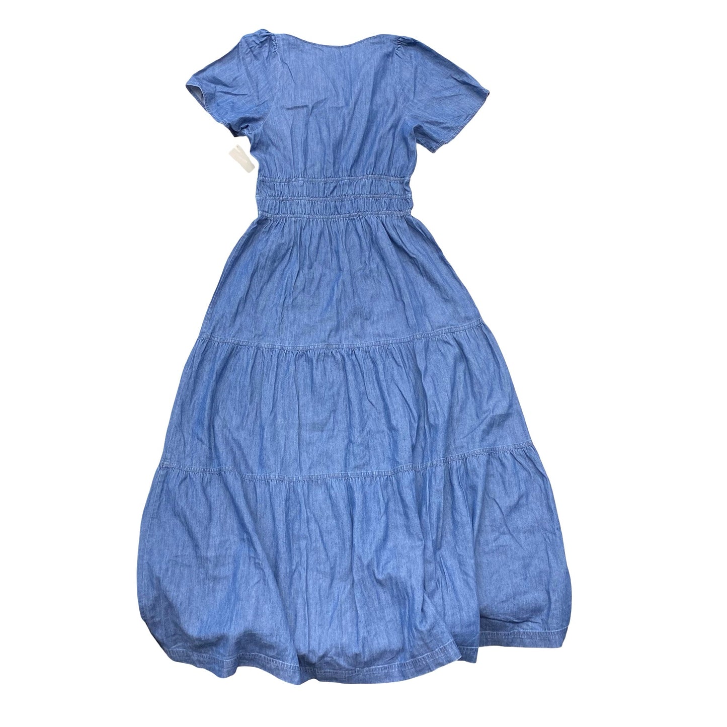 Dress Casual Maxi By Tommy Hilfiger In Blue Denim, Size:4