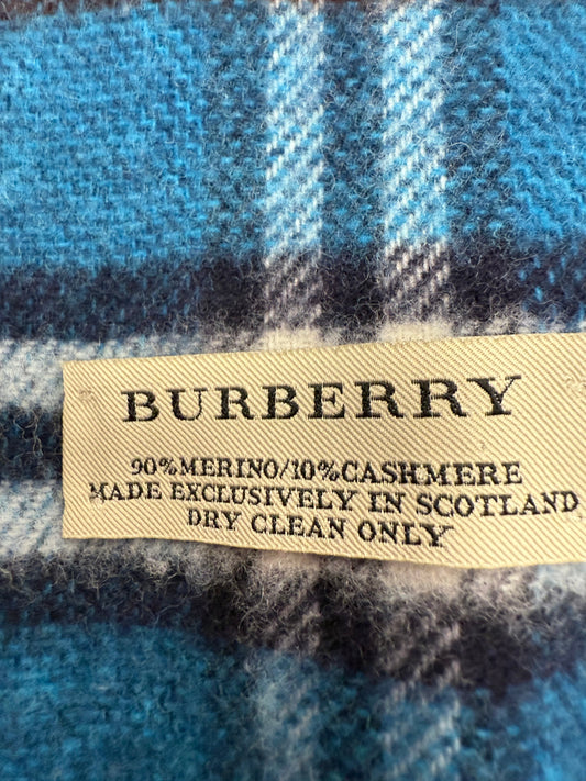 Scarf Luxury Designer By Burberry In Plaid Pattern
