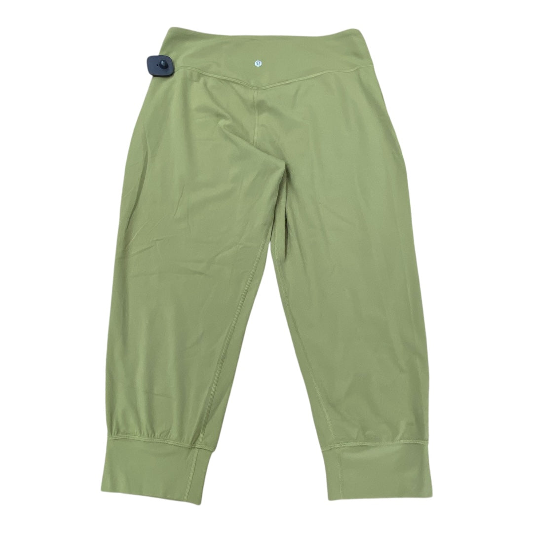 Athletic Pants By Lululemon In Green, Size:12