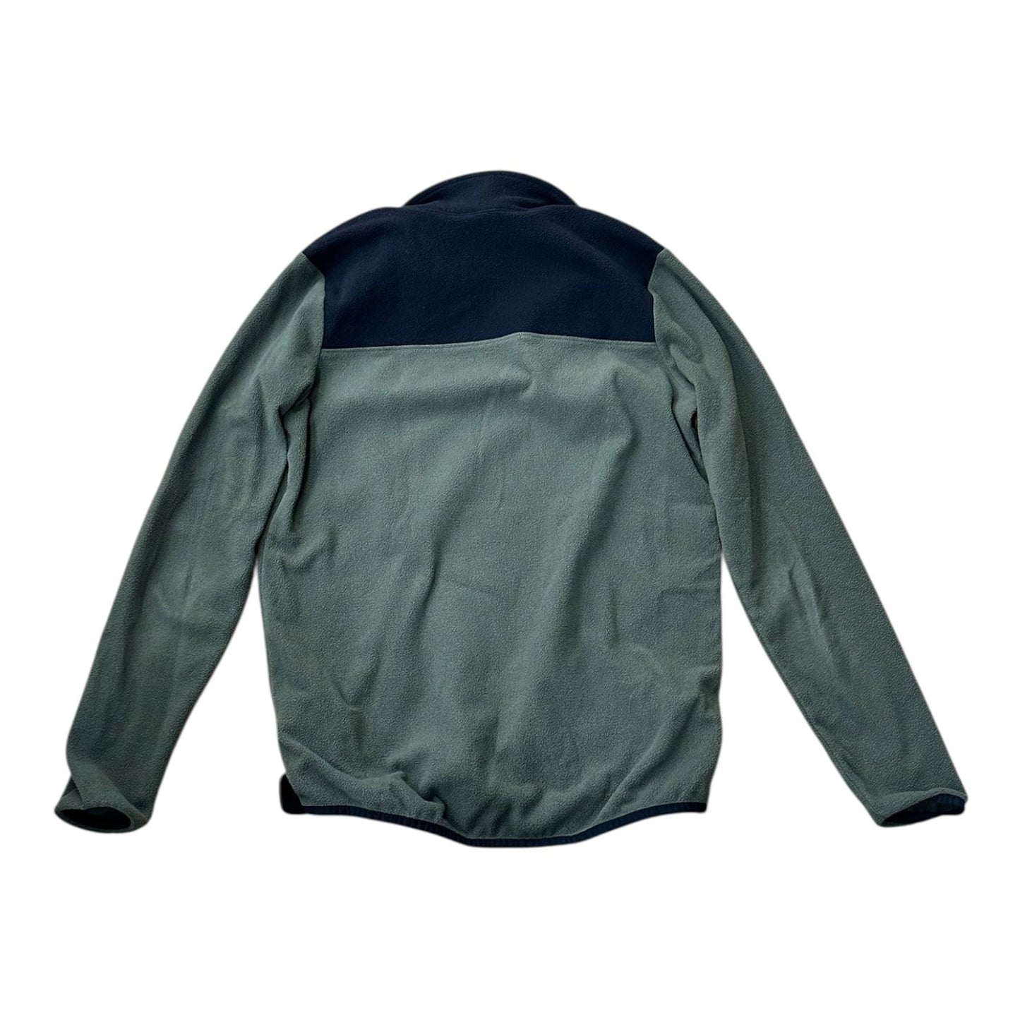 Athletic Top Ls Collar By The North Face In Black & Green, Size:S