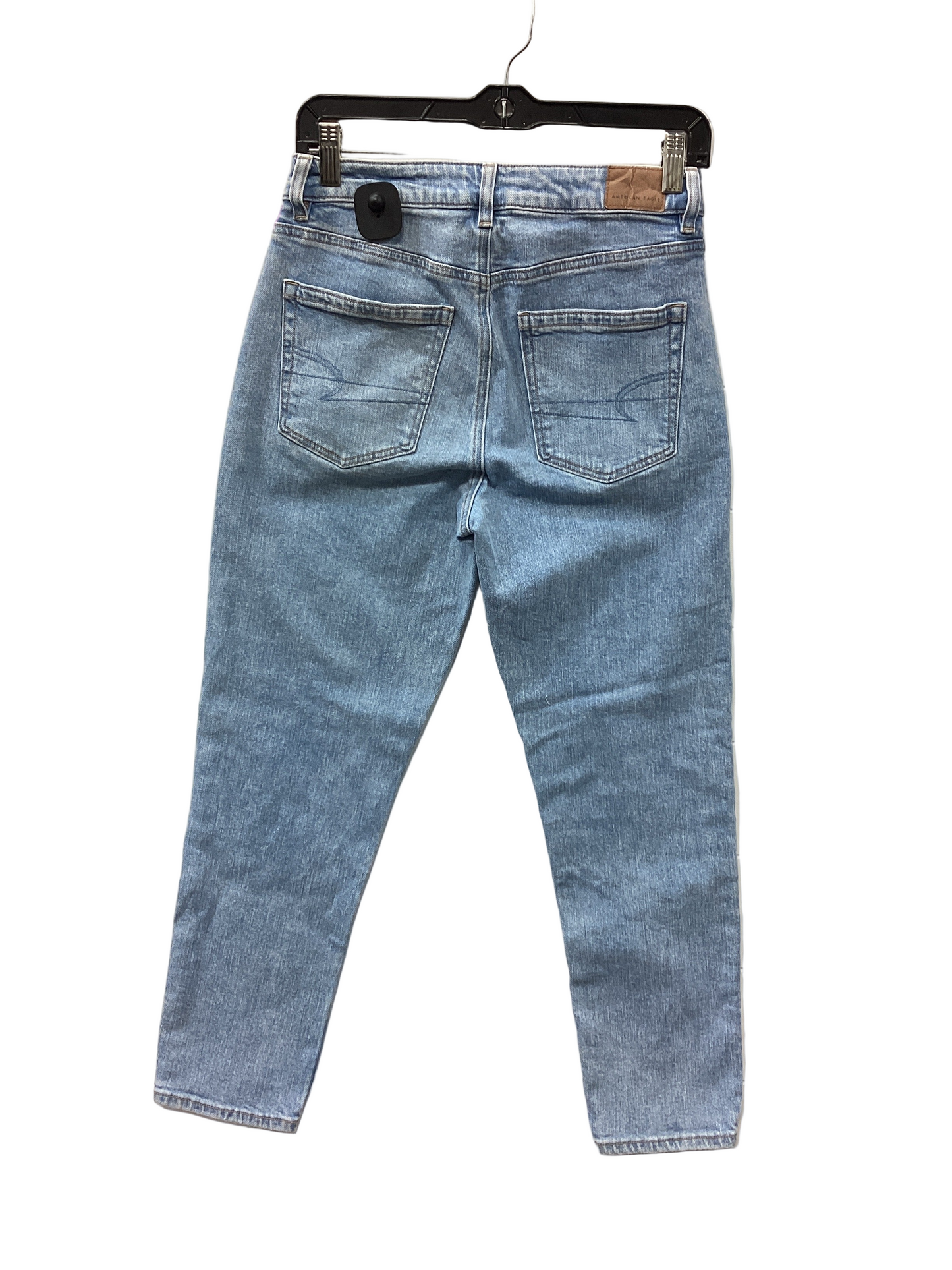 Jeans Straight By American Eagle In Blue Denim, Size:2