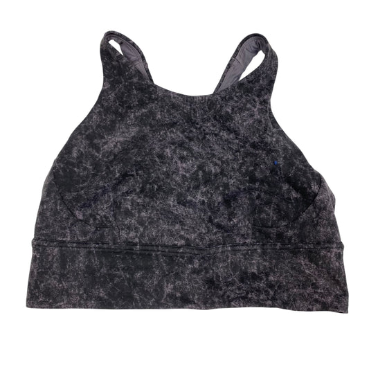 Athletic Bra Designer By Lululemon In Grey, Size:8