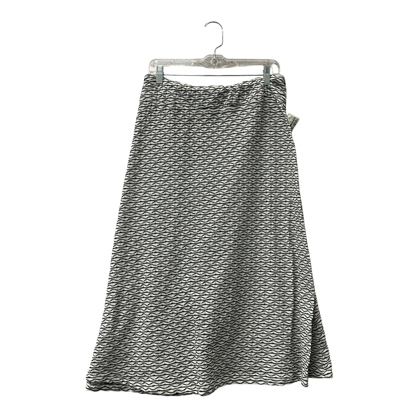 Skirt Maxi By Dressbarn In Black & White, Size:2X