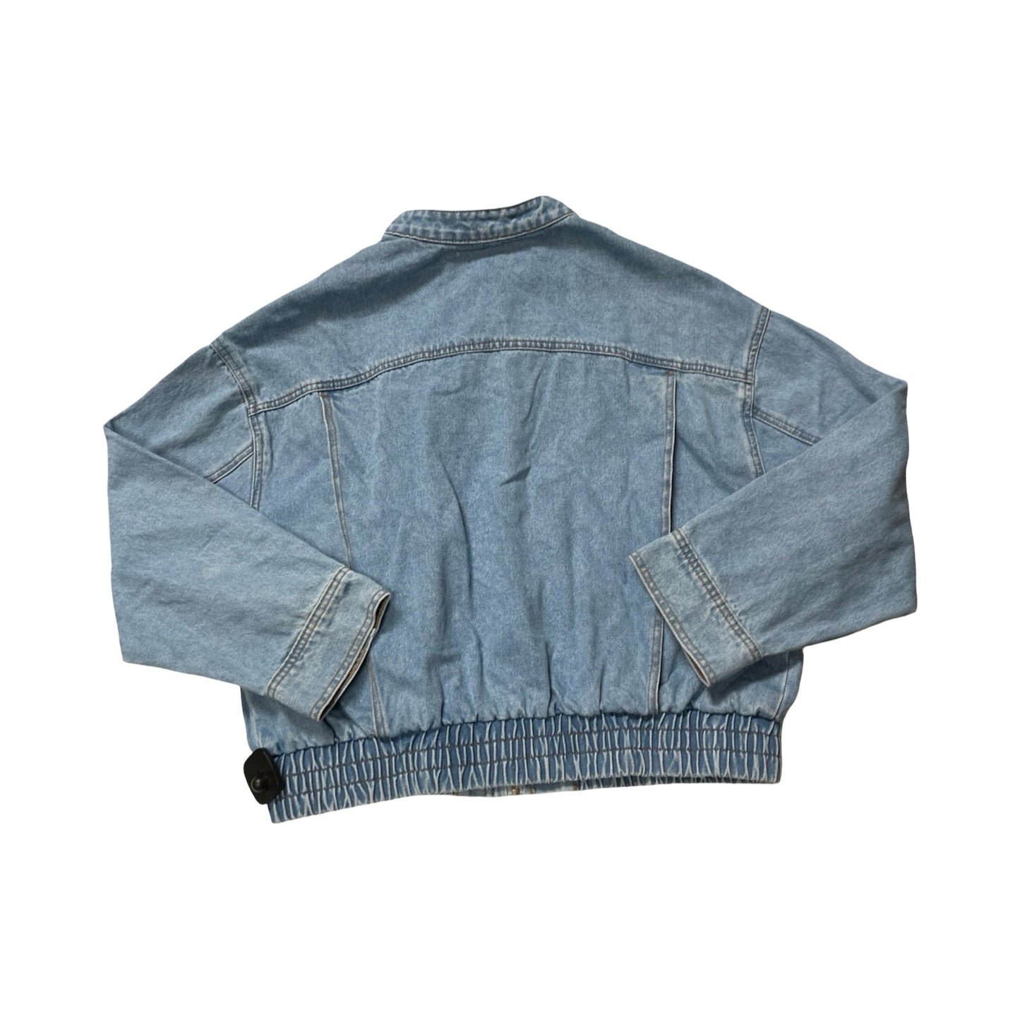 Jacket Denim By Miou Muse In Blue Denim, Size:M
