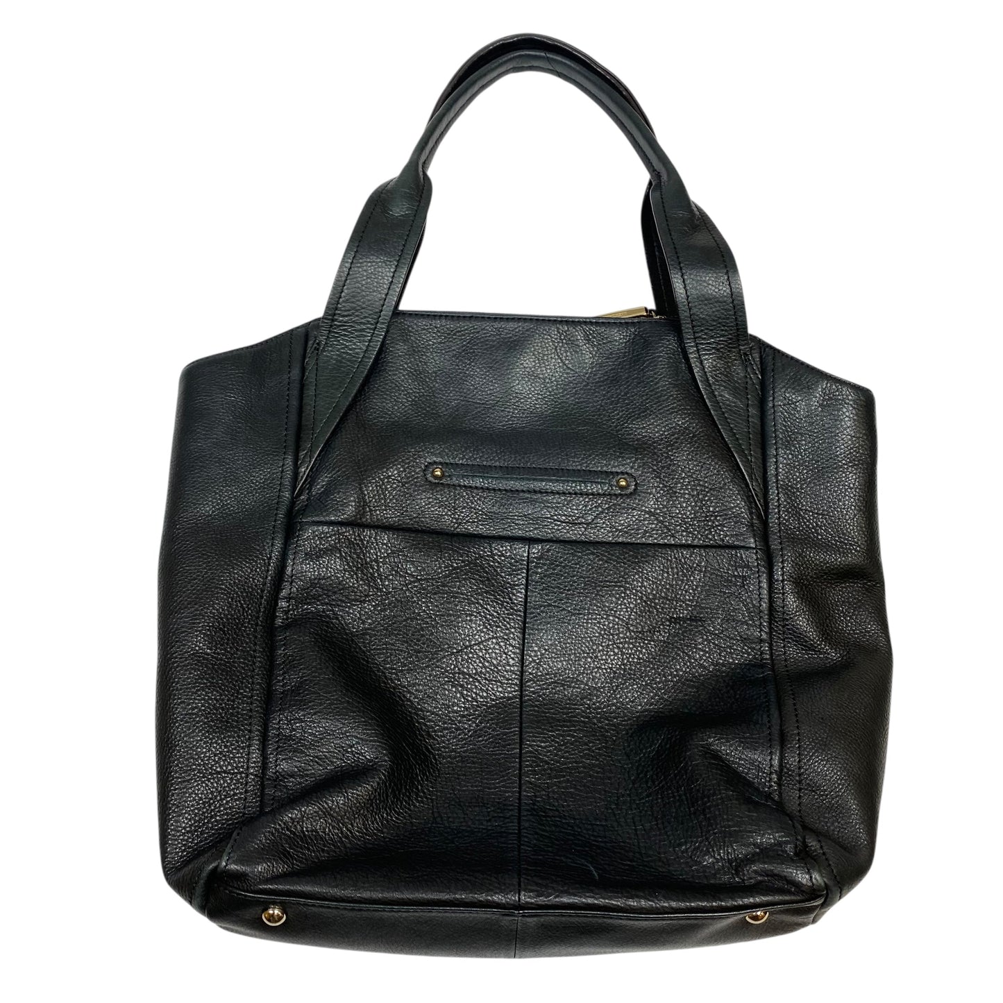 Handbag Leather By B. Makowsky In Black, Size:Medium