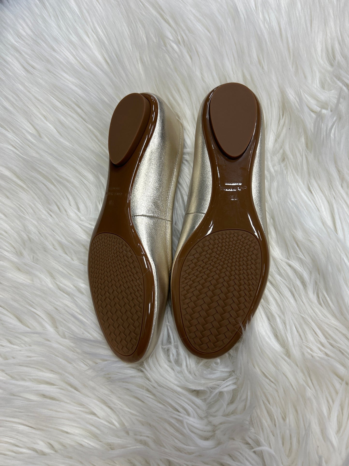 Shoes Flats By Cole-Haan In Gold, Size:7 NEW