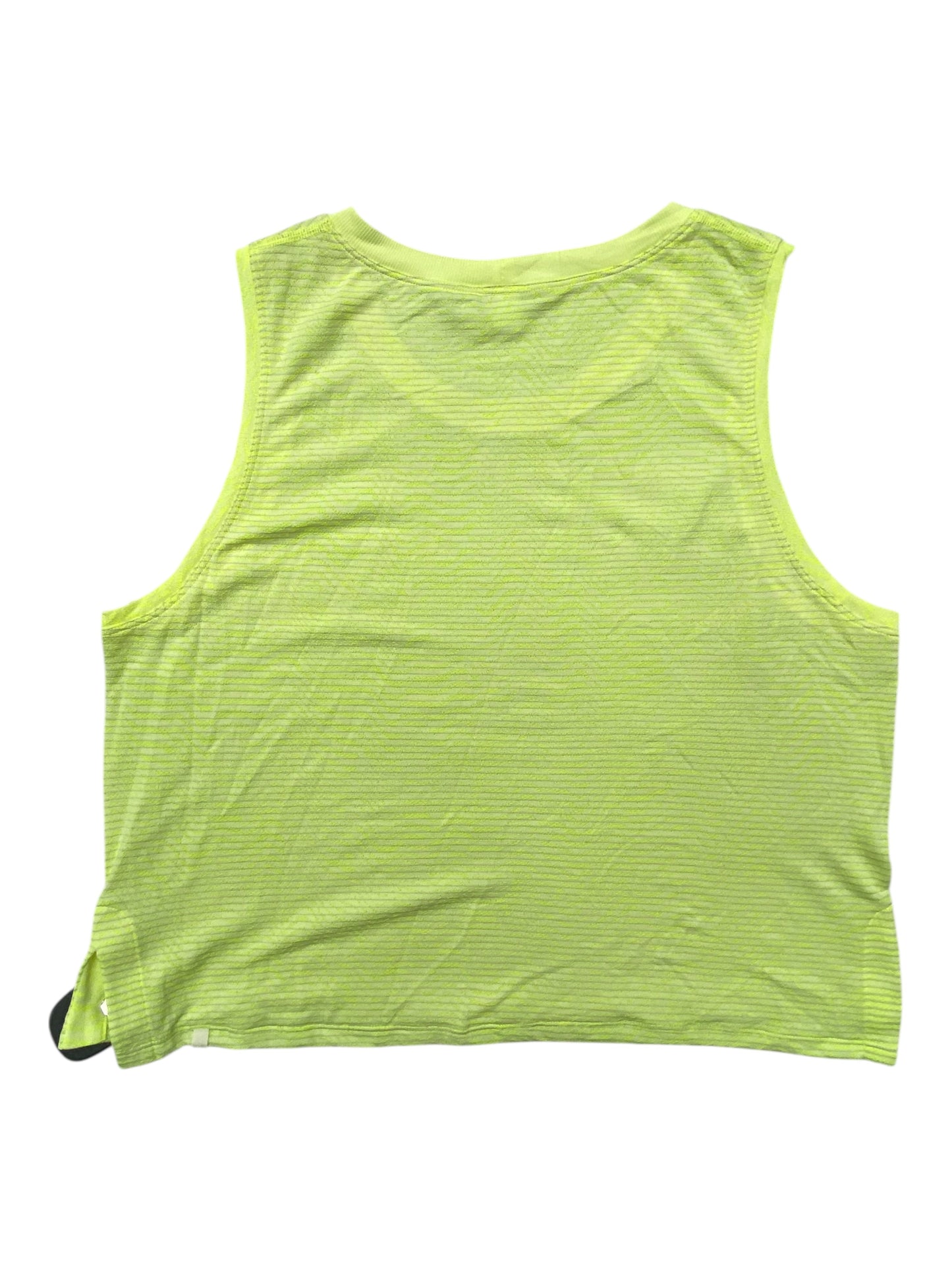 Athletic Tank Top By Lululemon In Yellow, Size:8