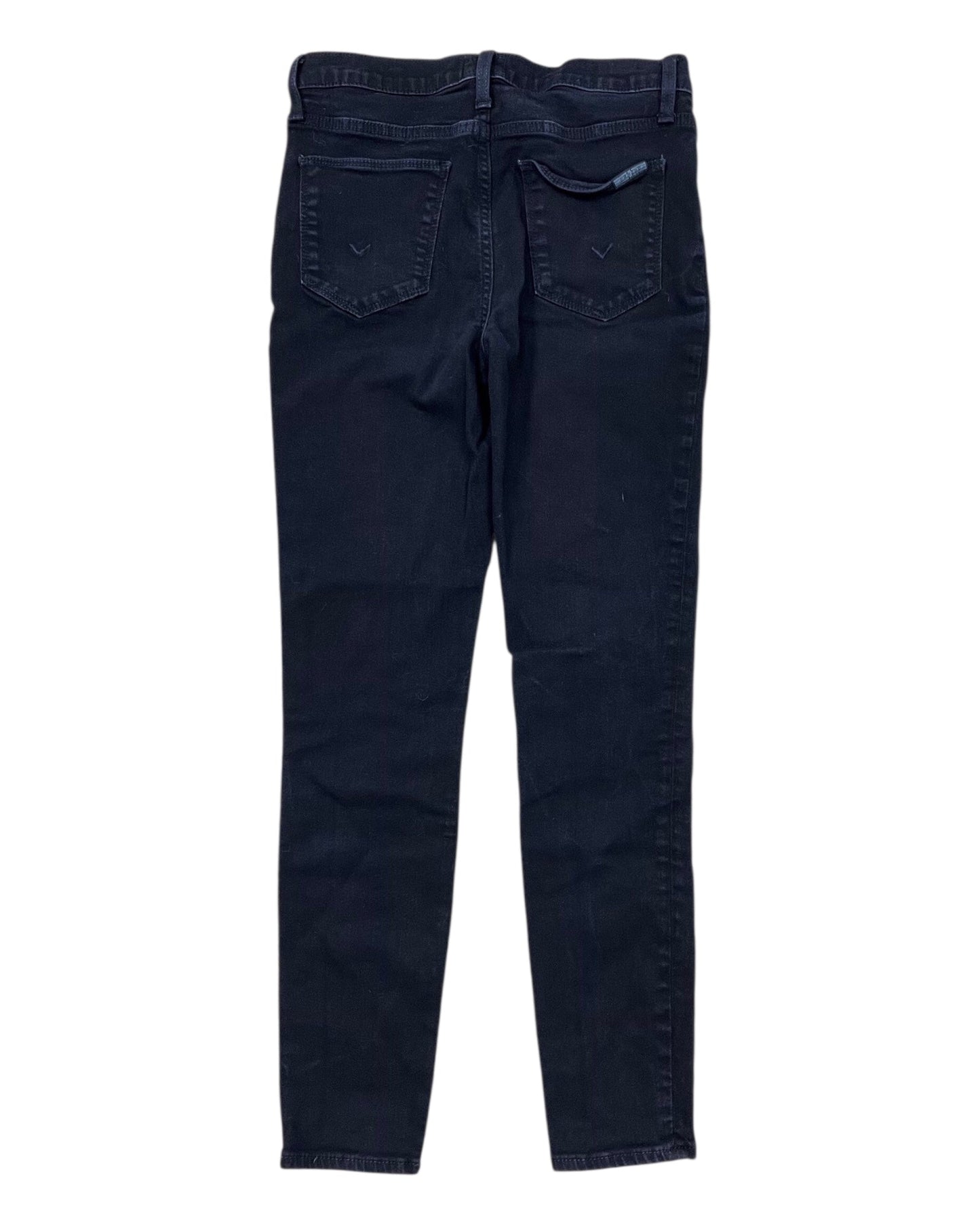 Jeans Straight By Hudson In Black Denim, Size:4