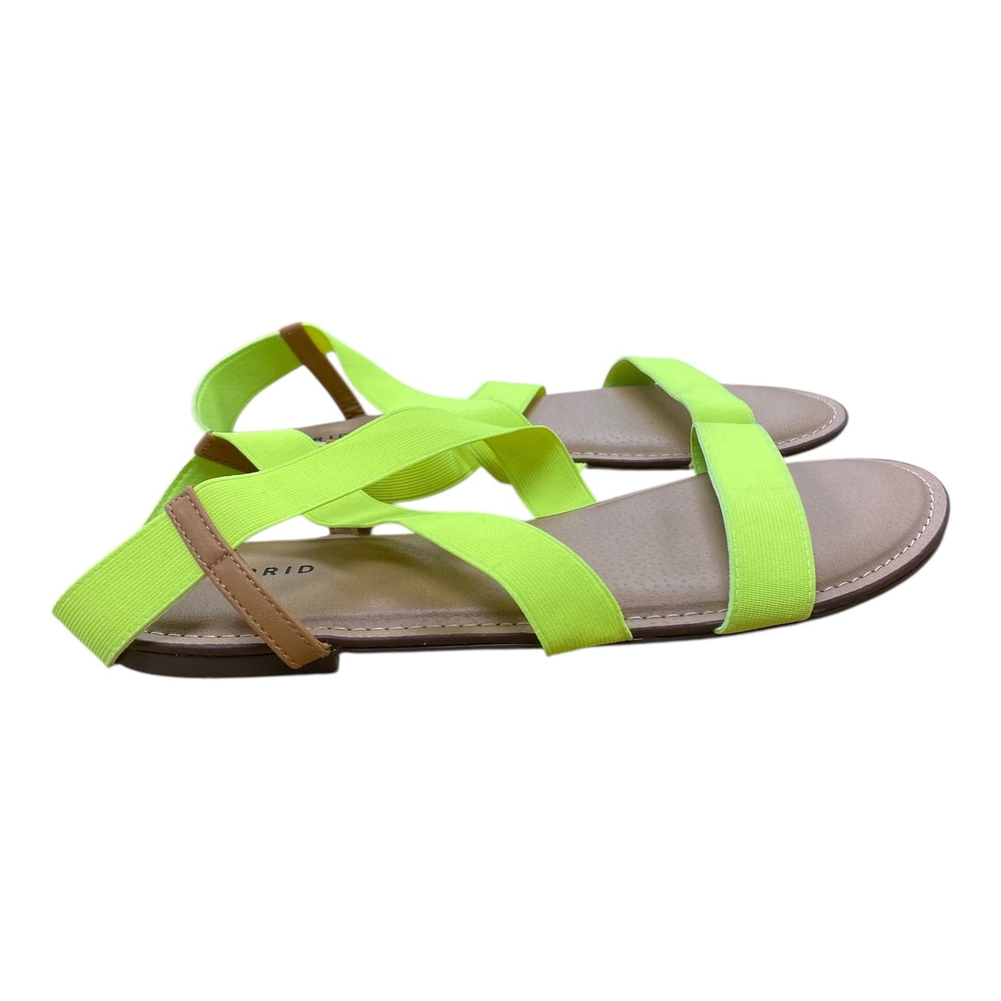 Sandals Flats By Torrid In Yellow, Size:11.5