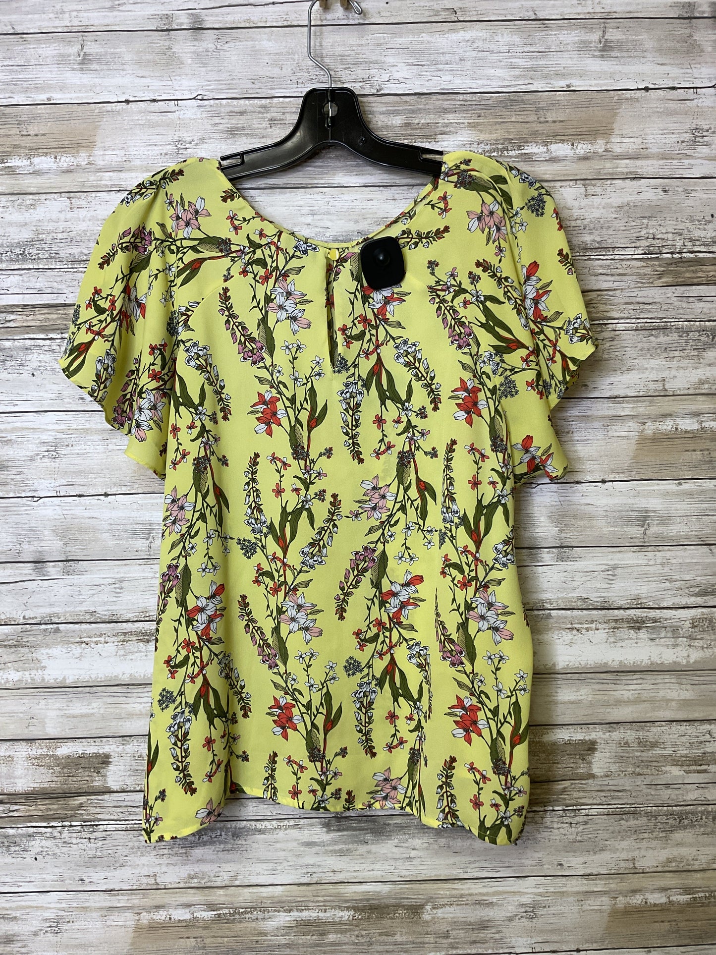 Top Ss By Worthington In Yellow, Size:Xxl
