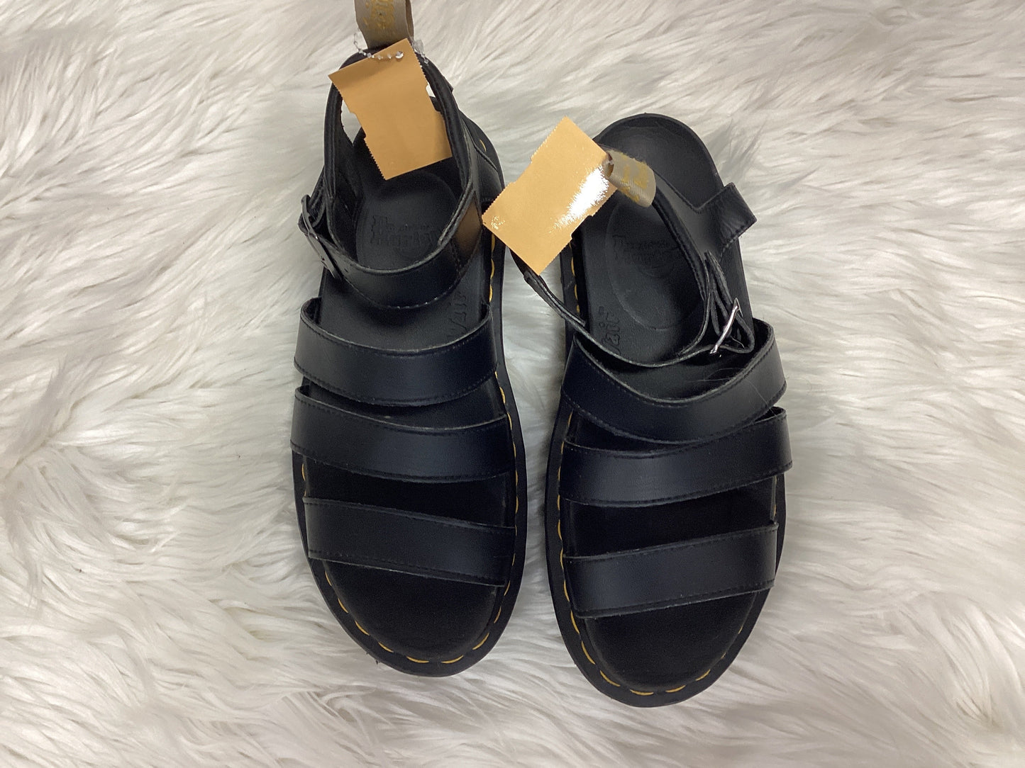 Sandals Flats By Dr Martens In Black, Size:10