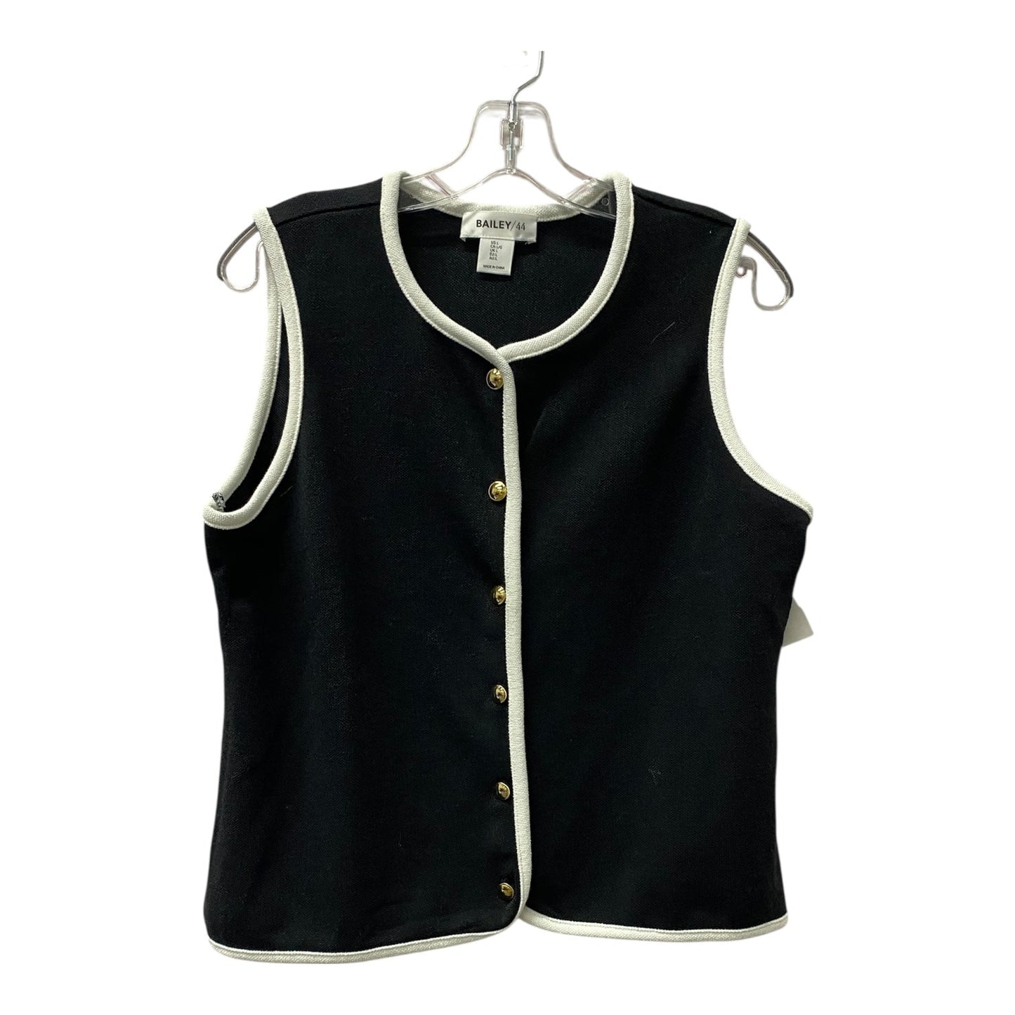 Top Sleeveless By Bailey 44 In Black, Size:L