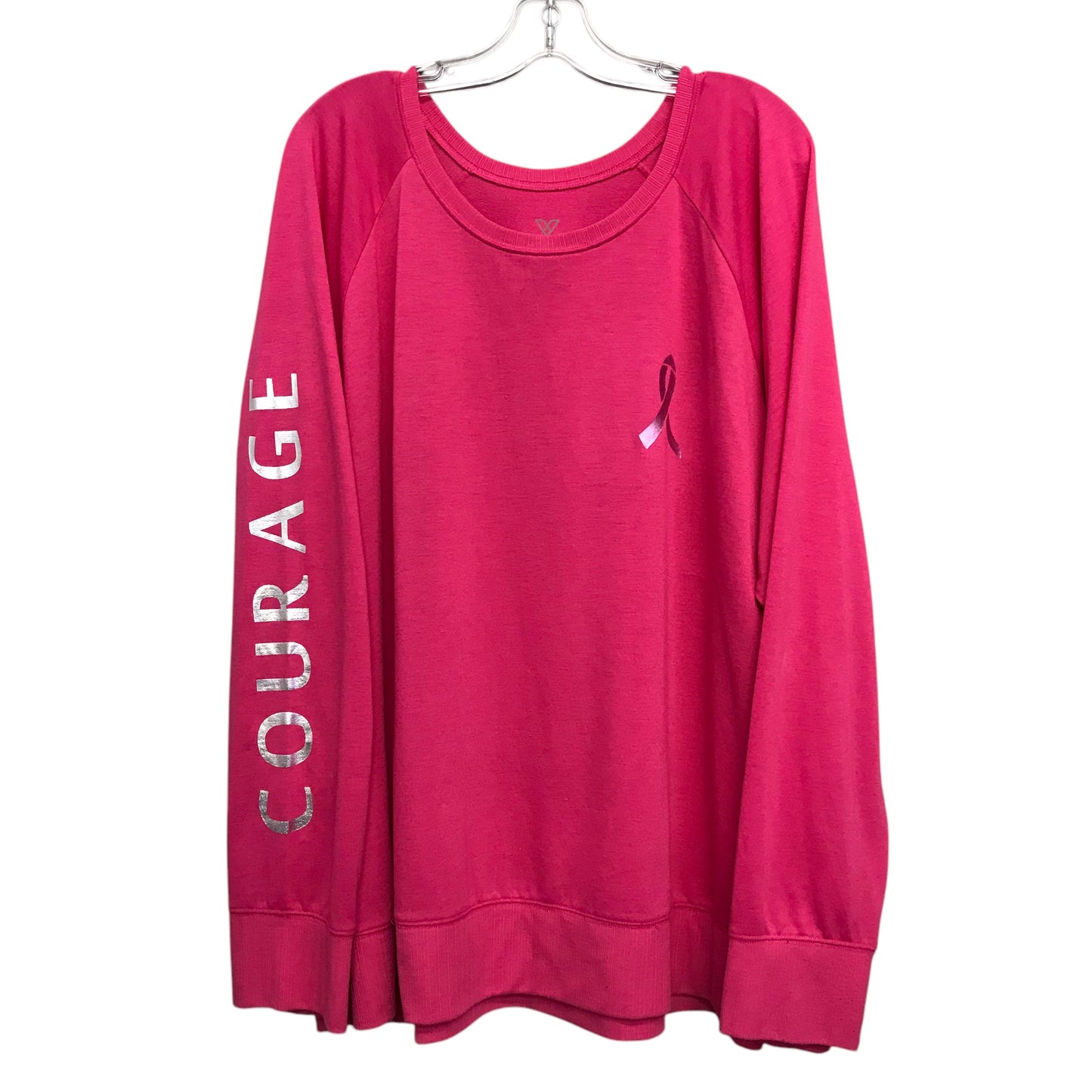 Top Ls By Livi Active In Pink, Size:3X