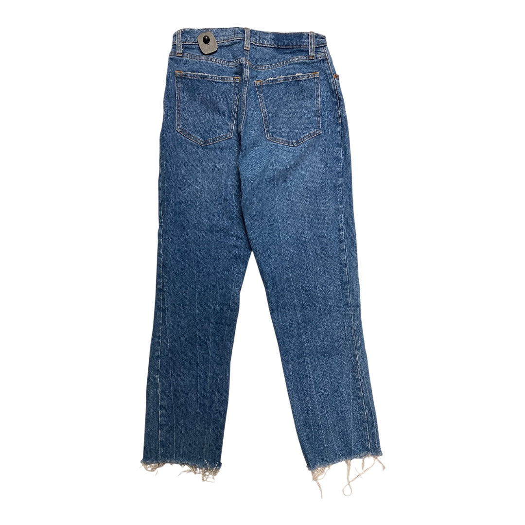 Jeans Straight By Abercrombie And Fitch In Blue Denim, Size:8