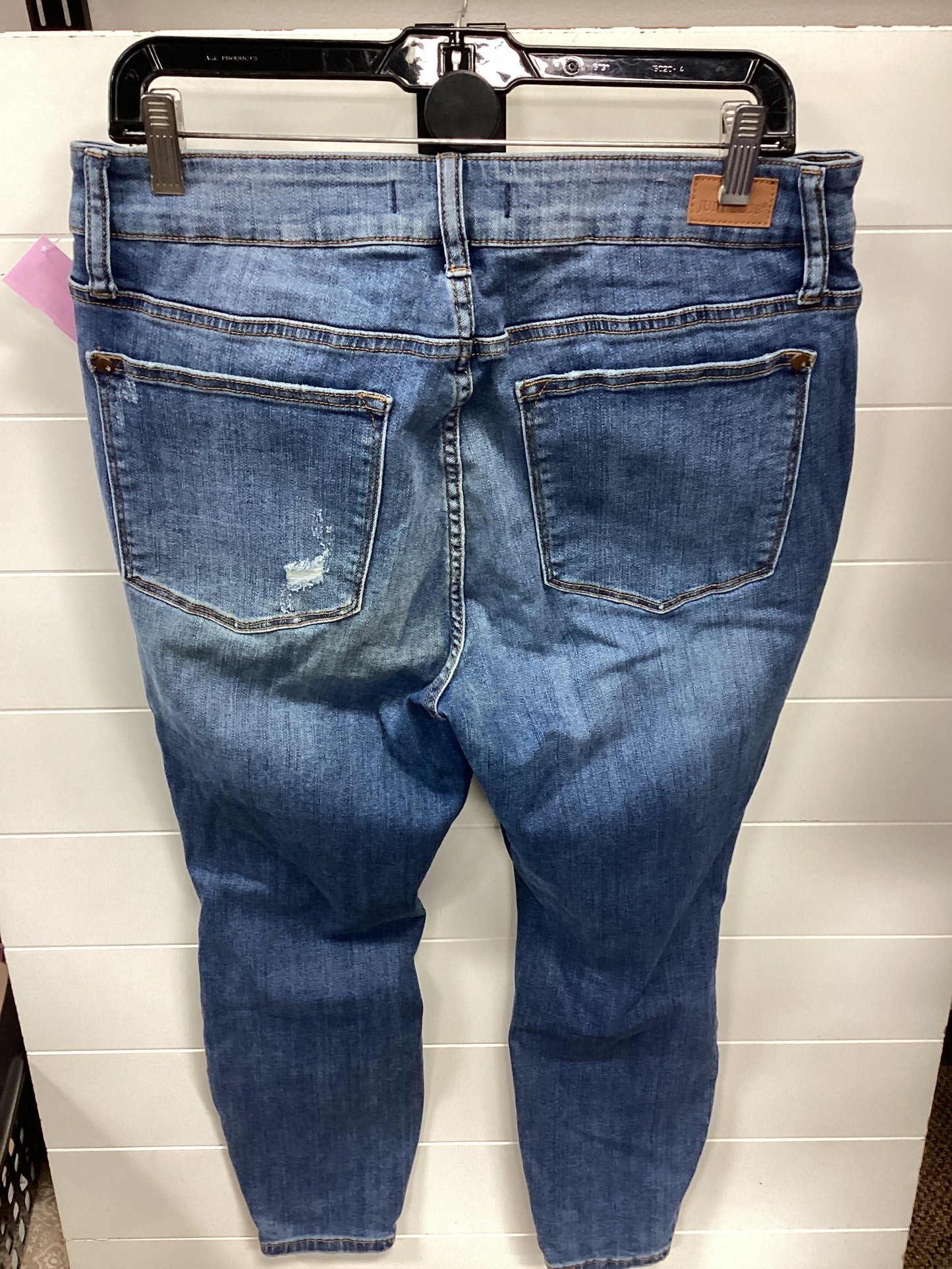 Jeans Skinny By Judy Blue In Blue Denim, Size:16