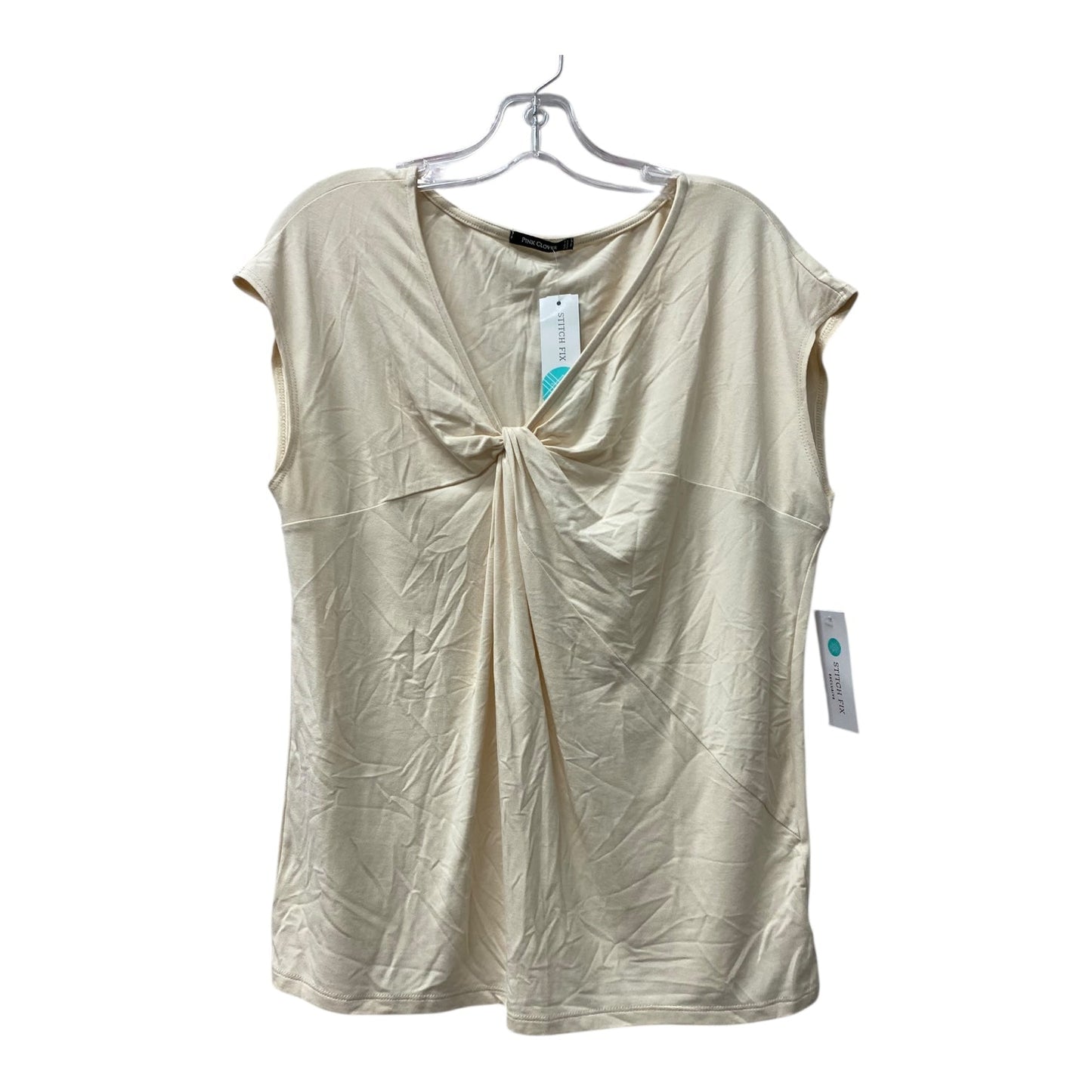 Top Ss By Pink Clover In Ivory, Size:Xl