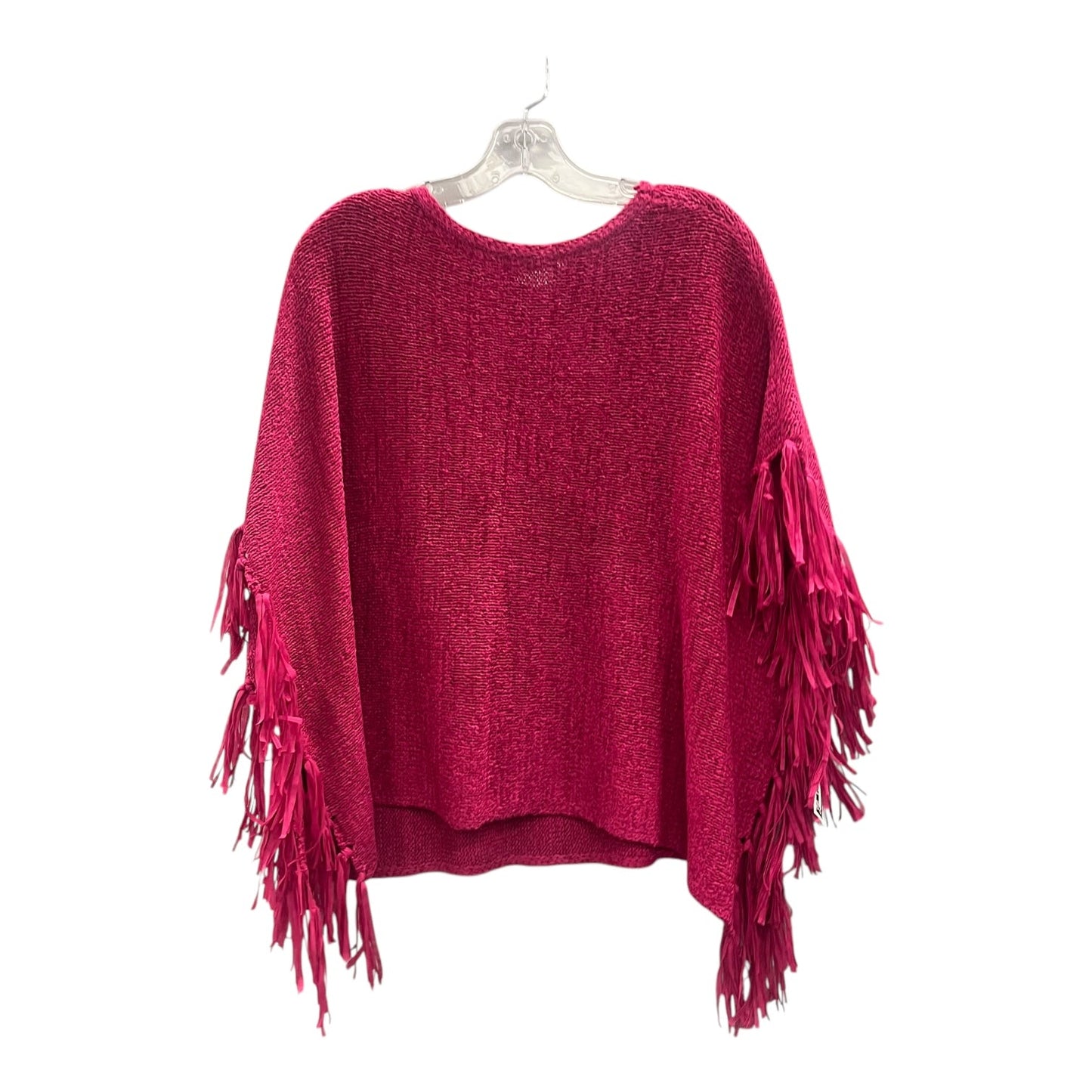 Poncho By Chicos In Pink, Size:0