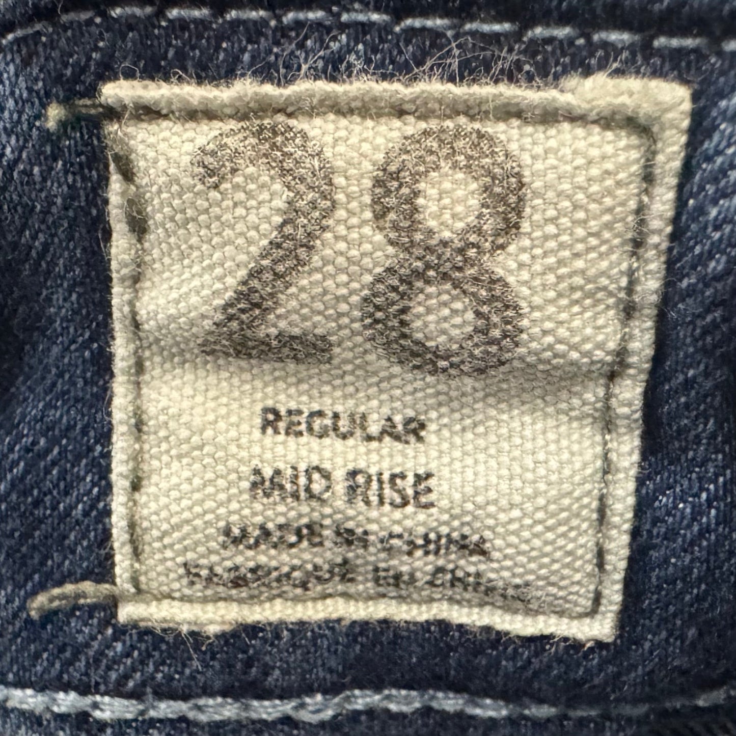 Regular Mid Rise Overalls By We The Free In Blue Denim, Size: 6/28