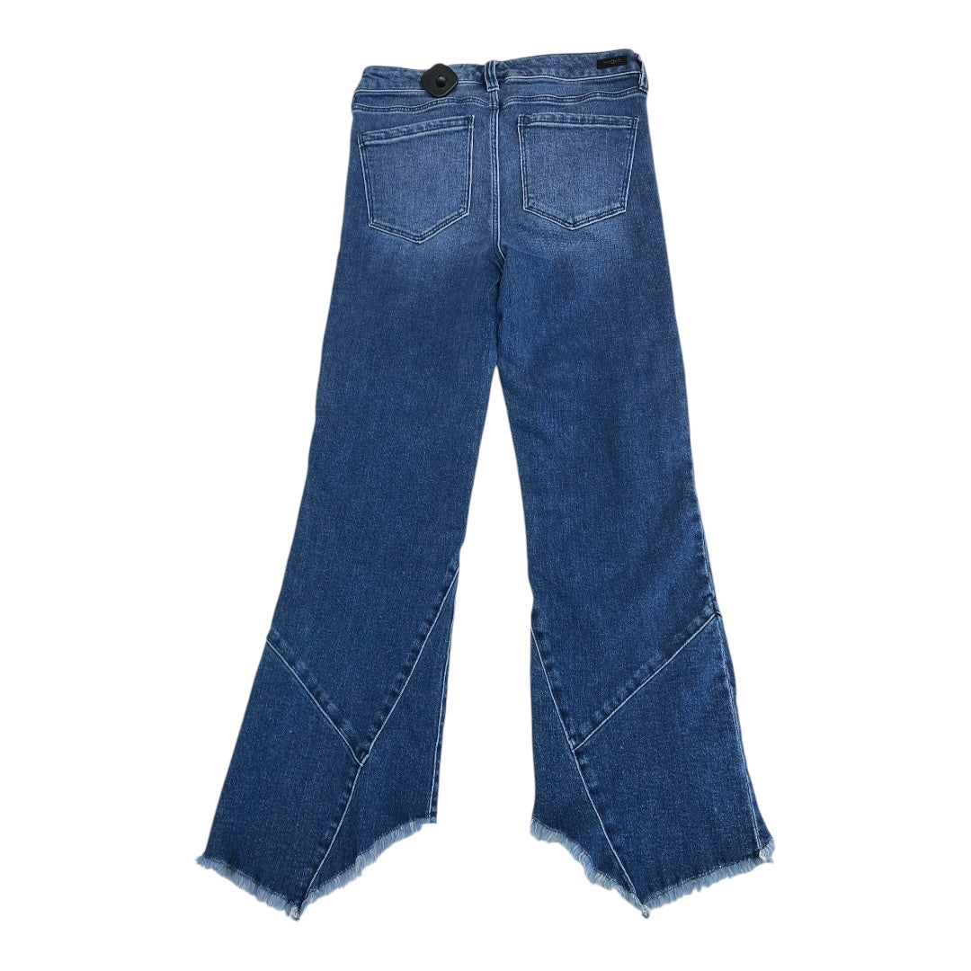 Jeans Flared By Liverpool In Blue Denim, Size:6