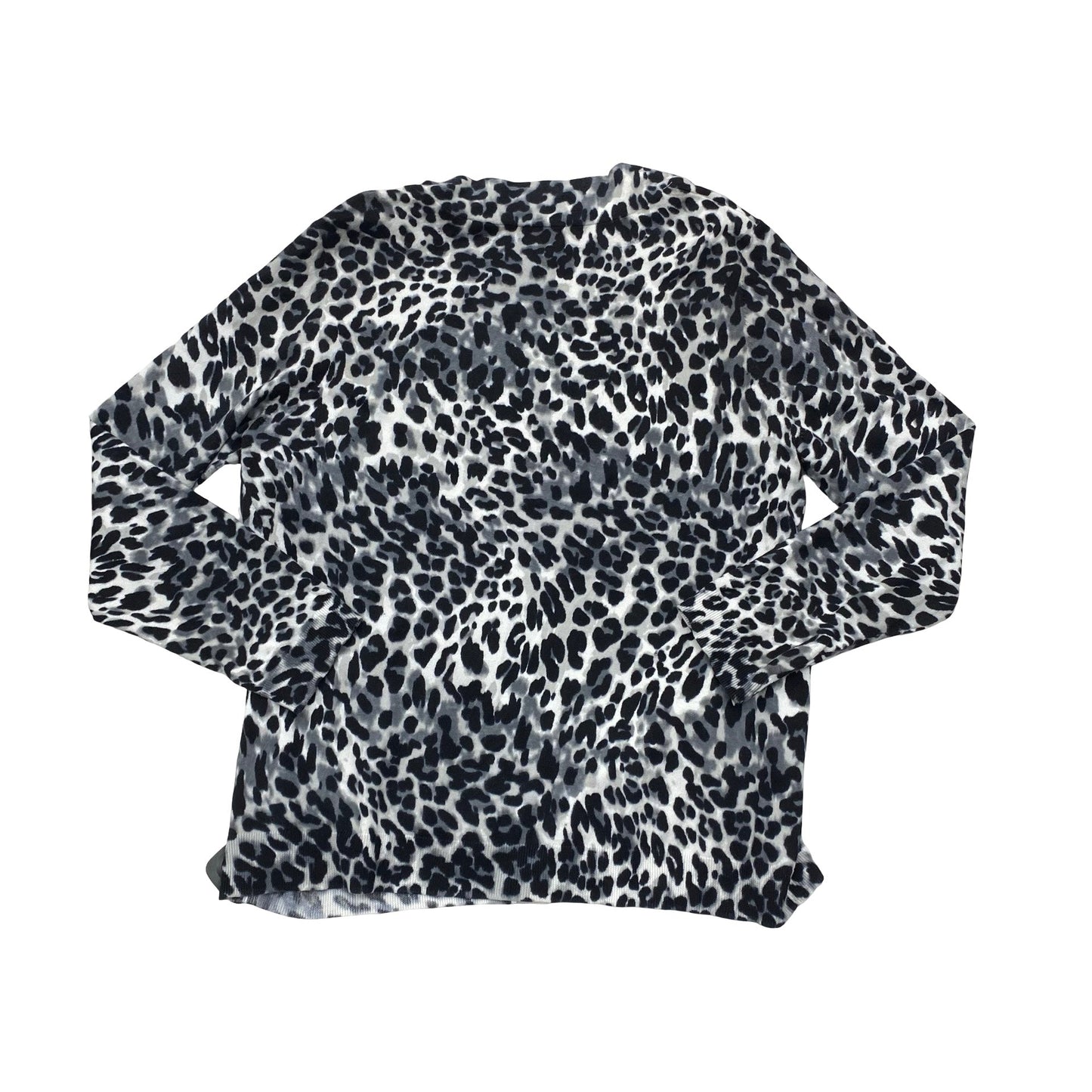 Sweater Cardigan By Chicos In Animal Print, Size:Xl