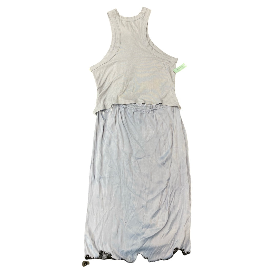 Dress Party Long By Anthropologie In Blue, Size:1X