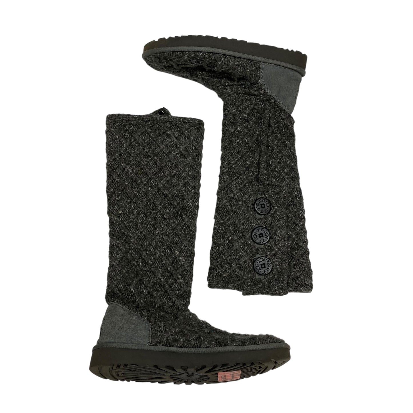 Boots Designer By Ugg In Grey, Size:9