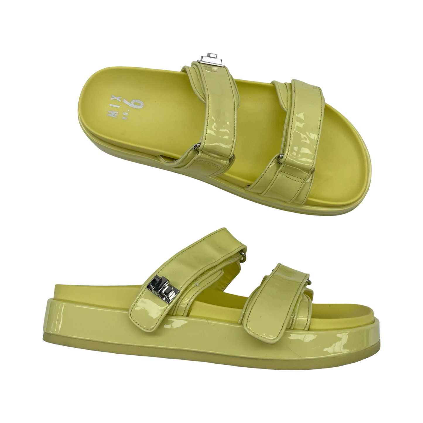 Sandals Flats By Mix No 6 In Yellow, Size:9
