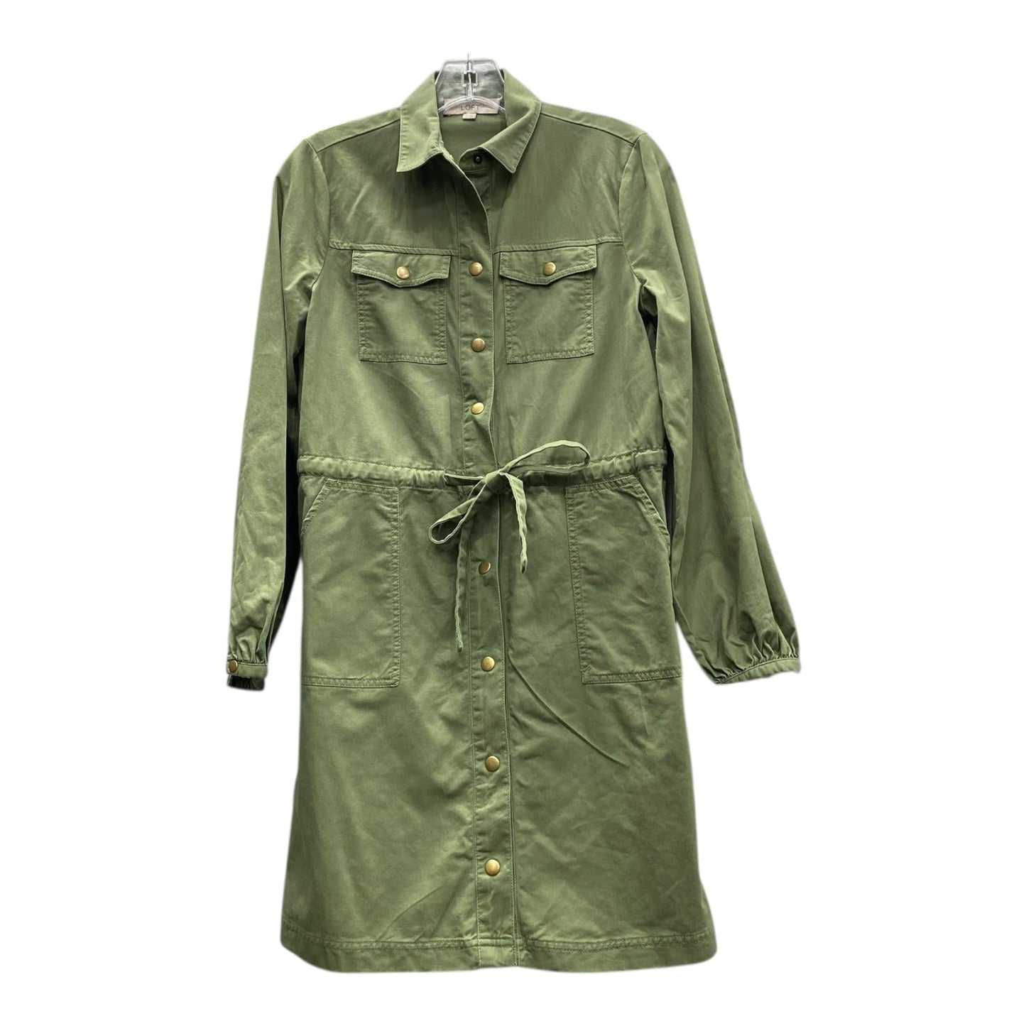 Dress Casual Short By Loft In Green, Size:Xs