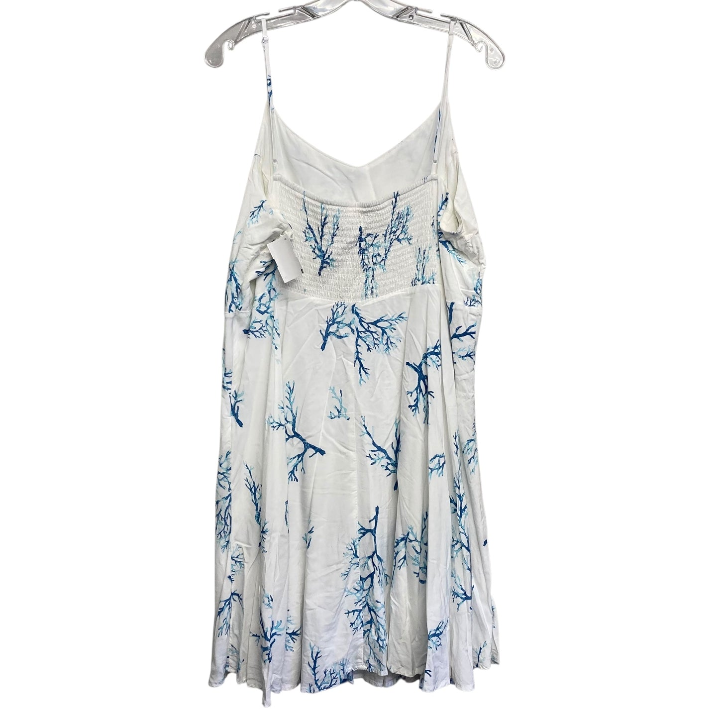 Dress Casual Short By Old Navy In Blue & White, Size:1X