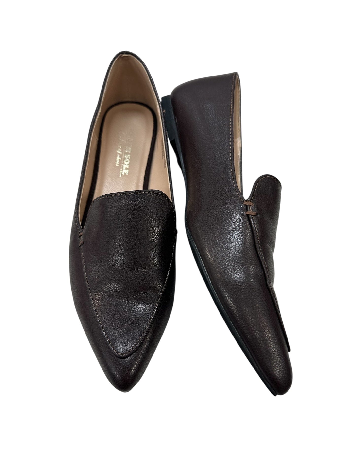 Shoes Flats By Clothes Mentor In Brown, Size:8