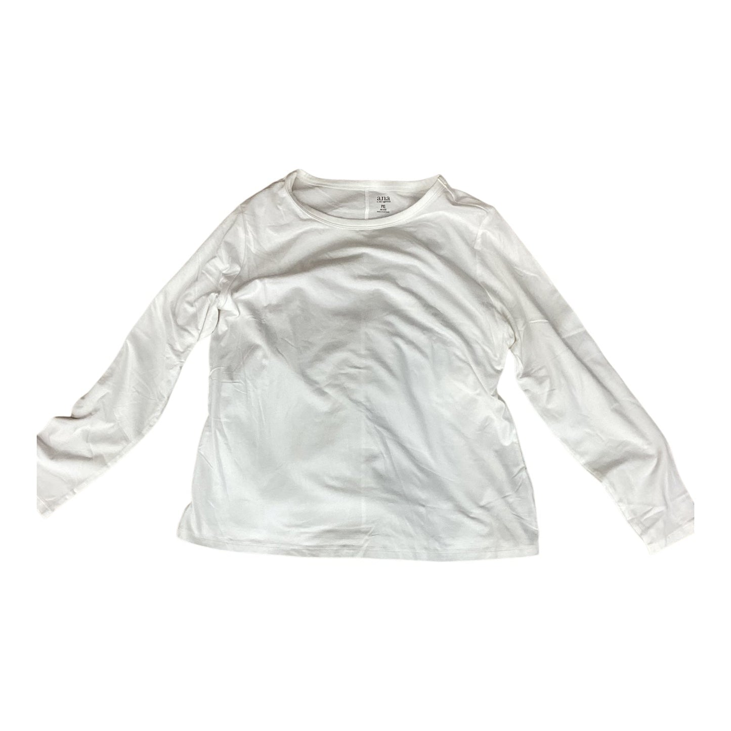 Top Ls By Ana In White, Size:Xlp