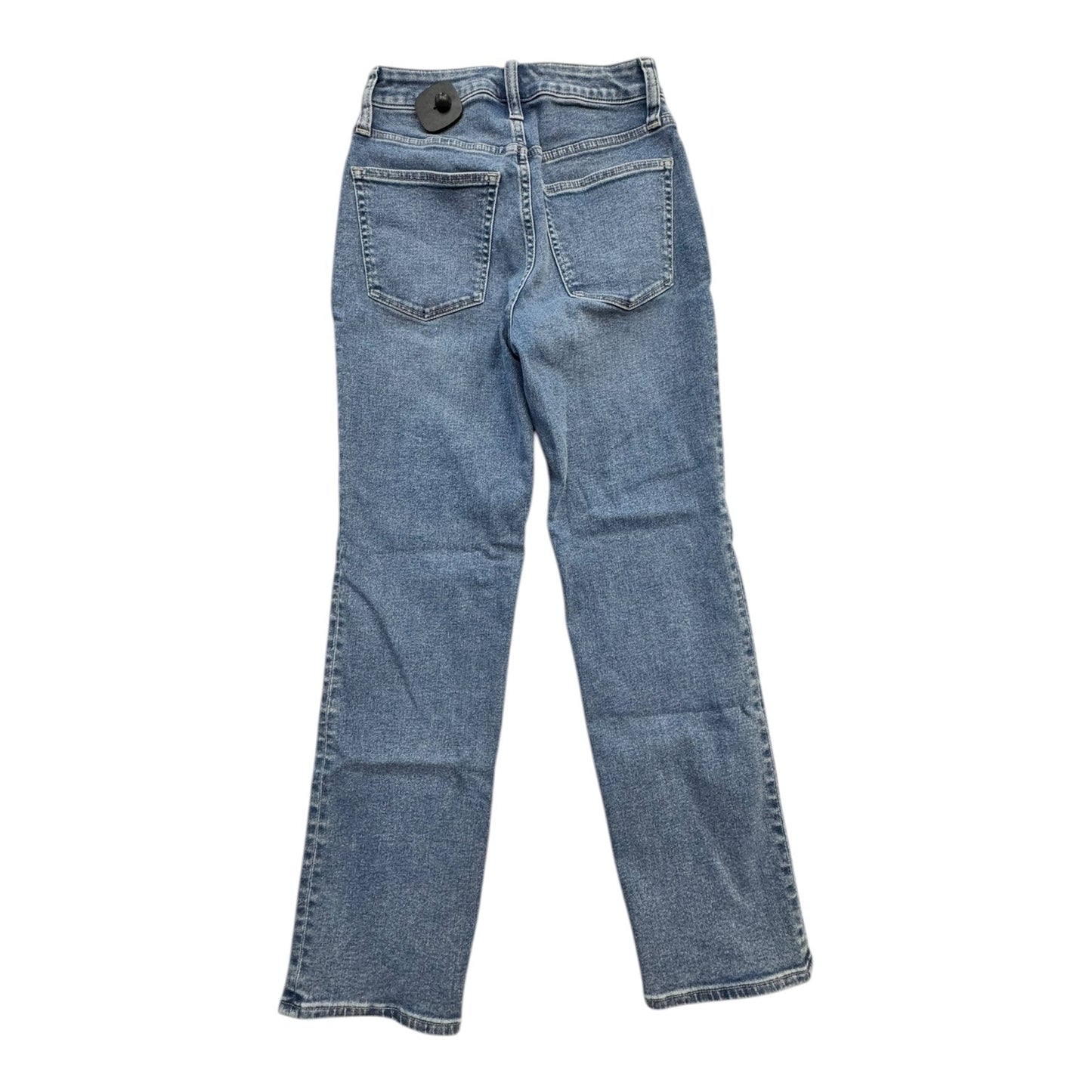 Jeans Straight By J. Crew In Blue Denim, Size:0