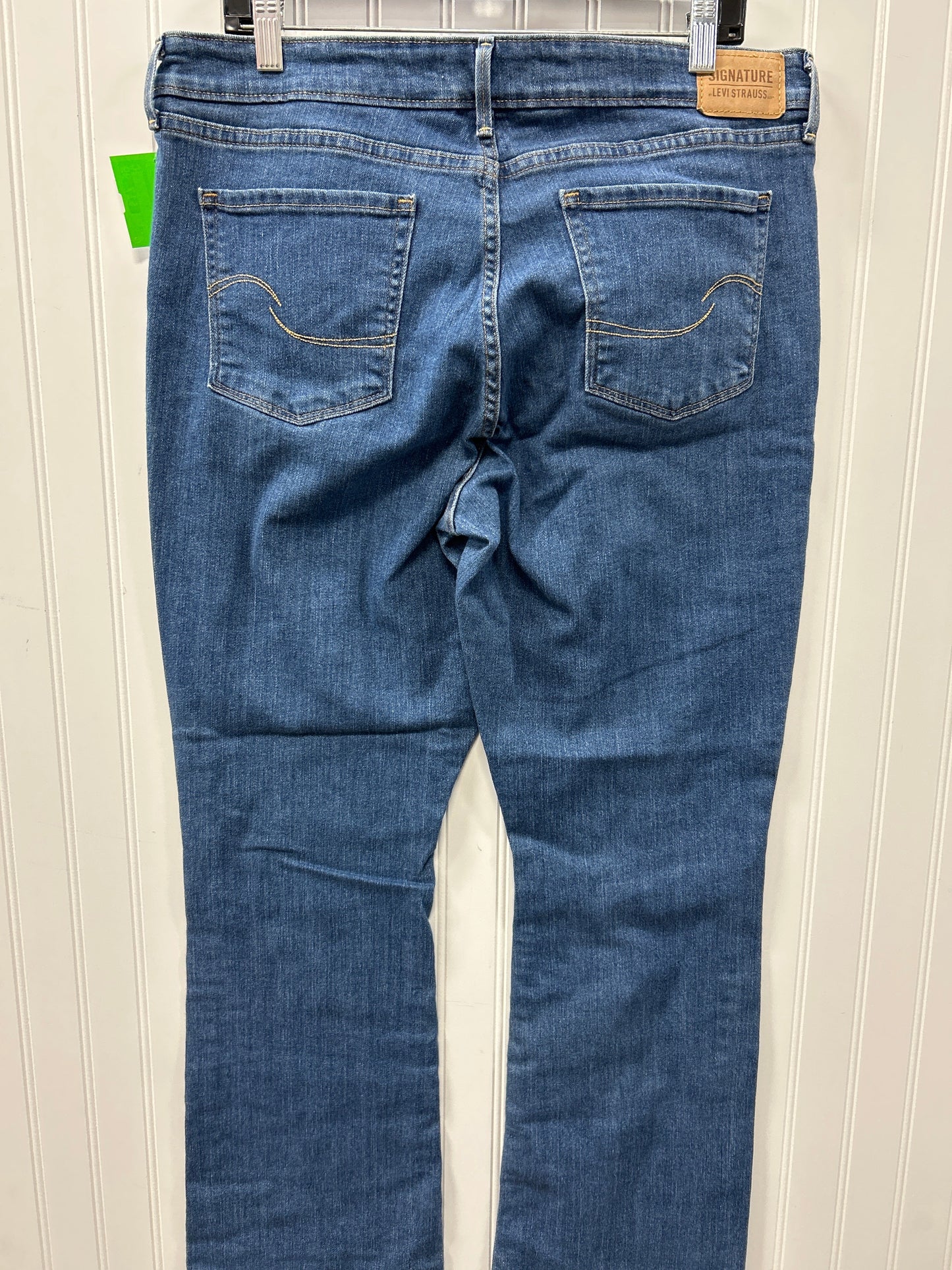 Jeans Boot Cut By Levis In Blue Denim, Size:16
