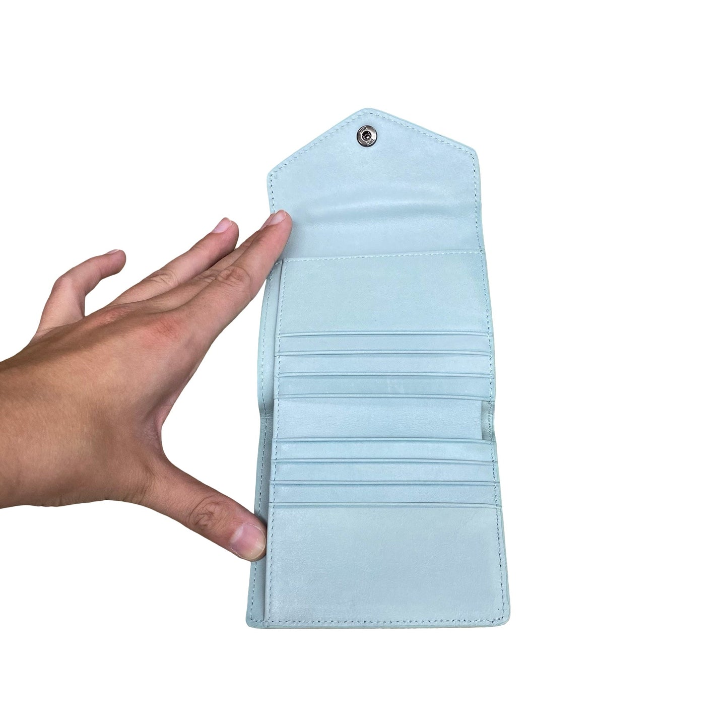 Wallet By Borgasets In Blue, Size:Small