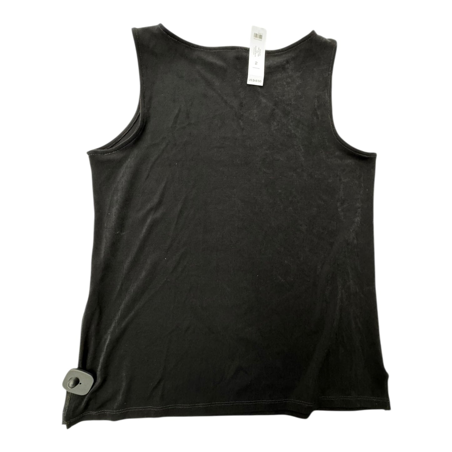 Top Sleeveless By Chicos In Black, Size:L
