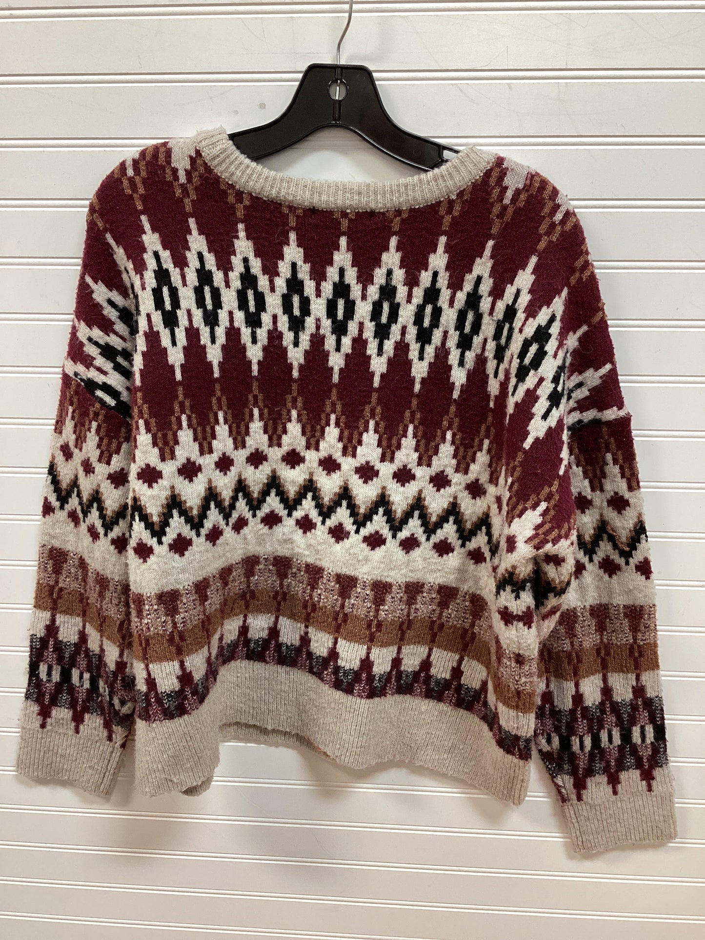 Sweater Cardigan Designer By Frye In Multi, Size:L