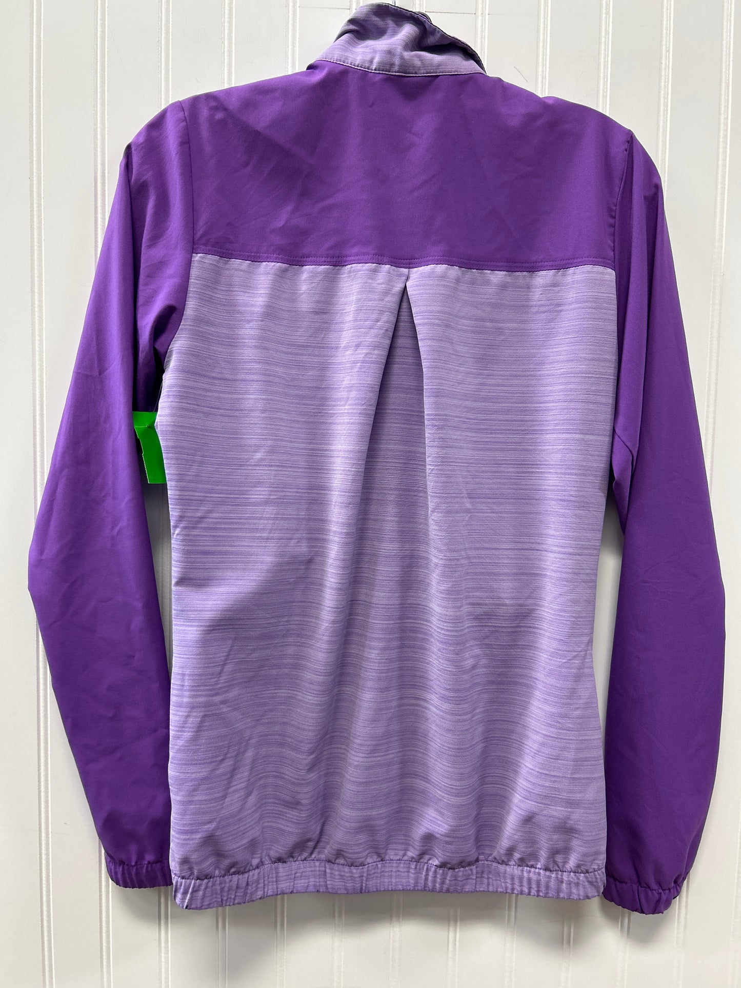 Athletic Jacket By Adidas In Purple, Size:Xs
