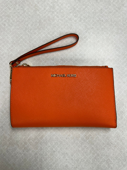 Wallet Designer By Michael Kors In Orange, Size:Medium