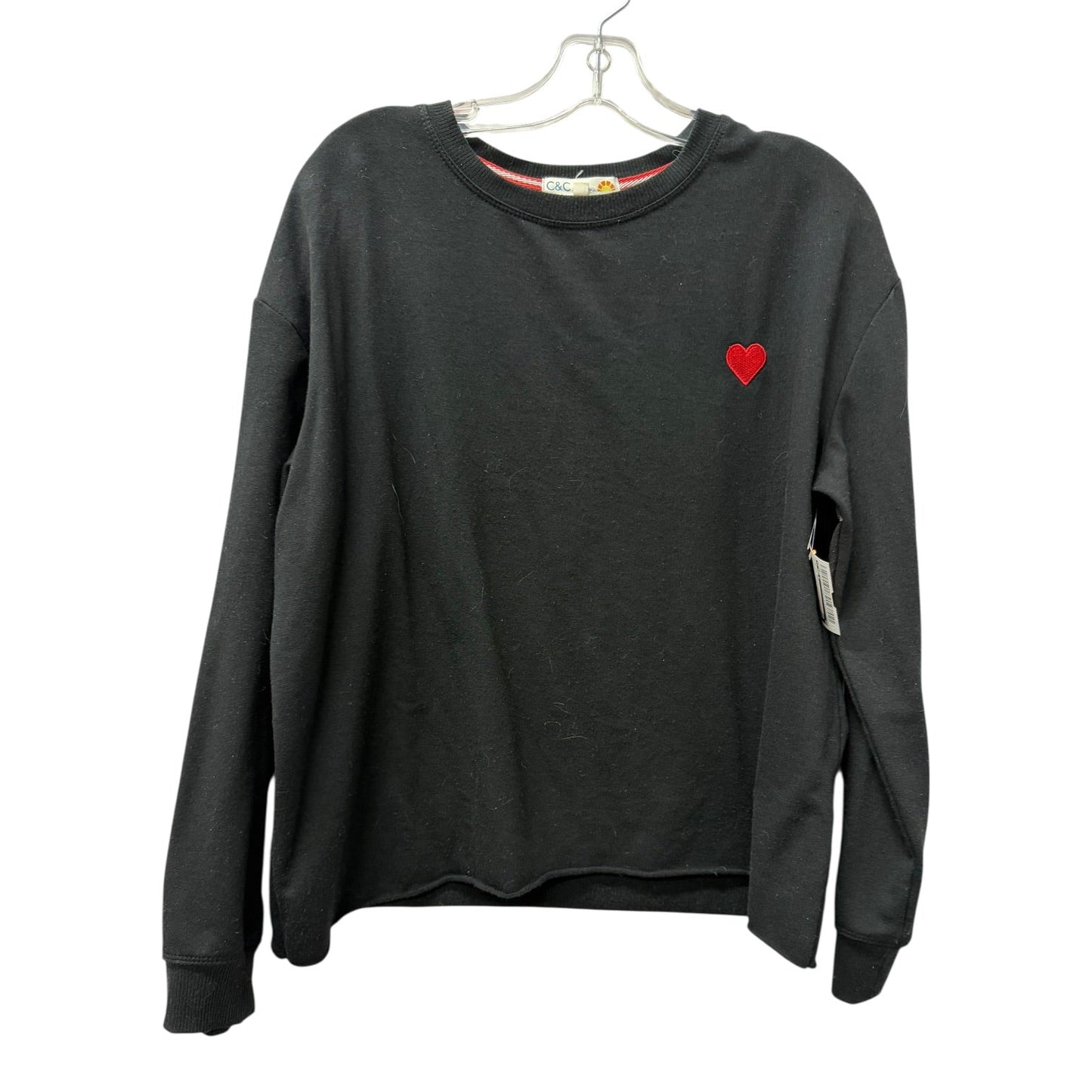 Top Ls Basic By C And C In Black, Size:M