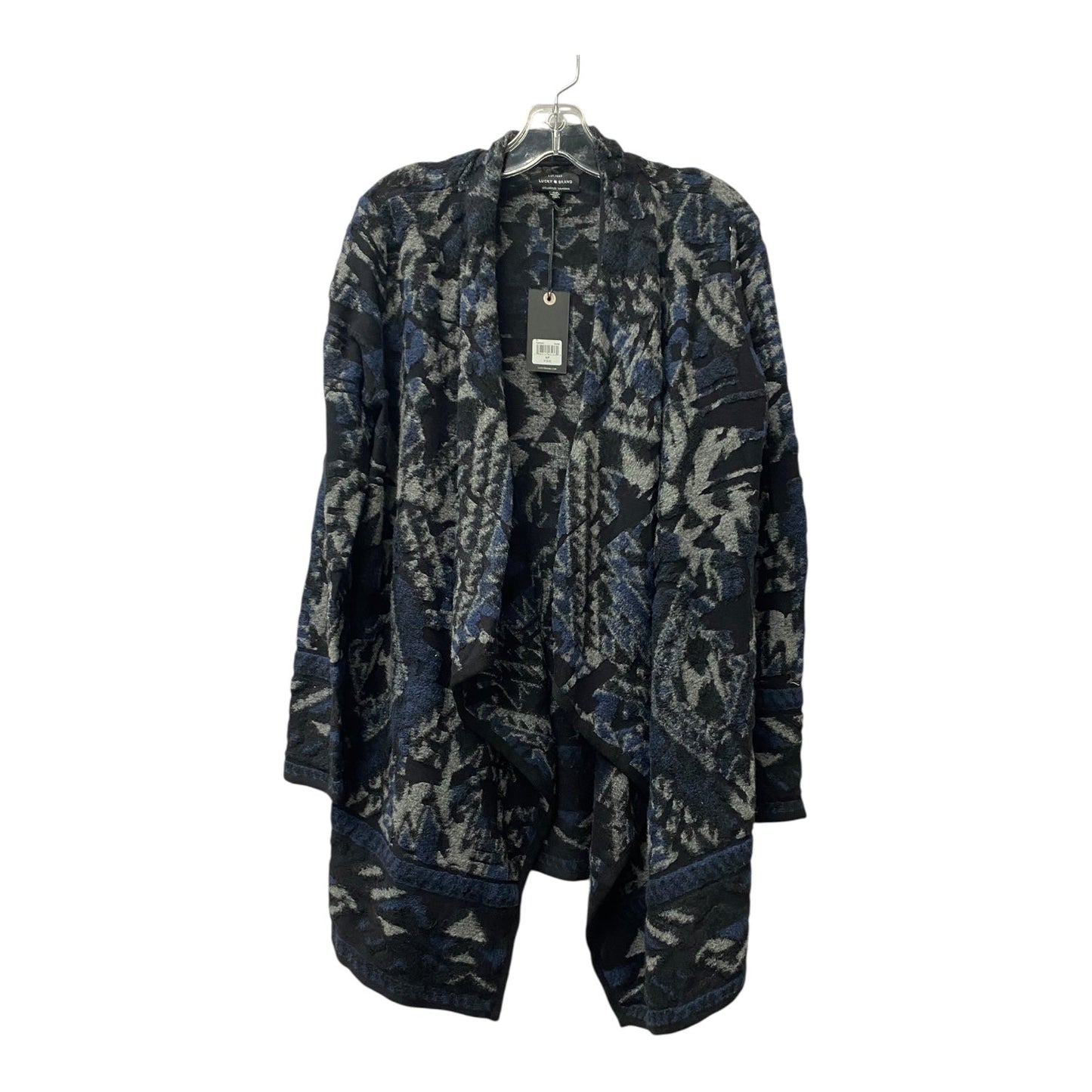 Sweater Cardigan By Lucky Brand In Black, Size:S