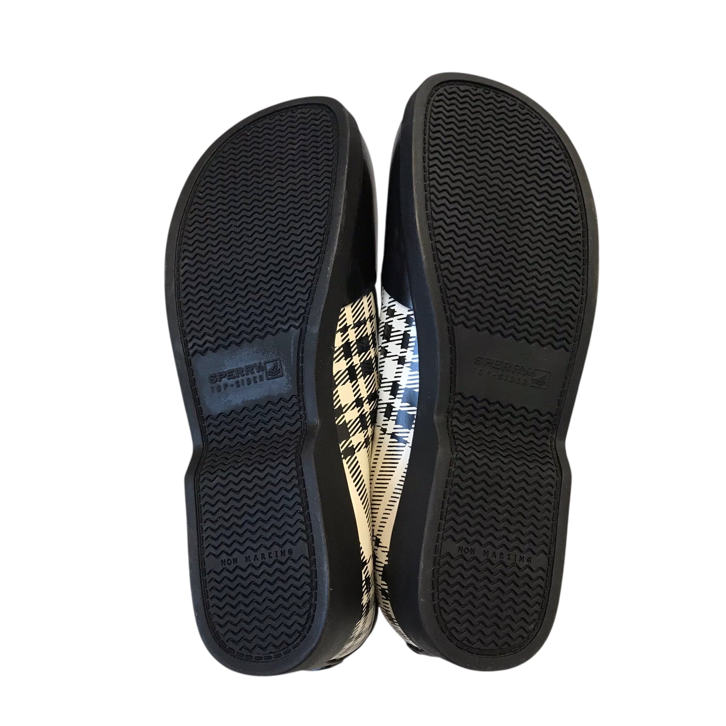 Shoes Flats By Sperry In Plaid Pattern, Size:8