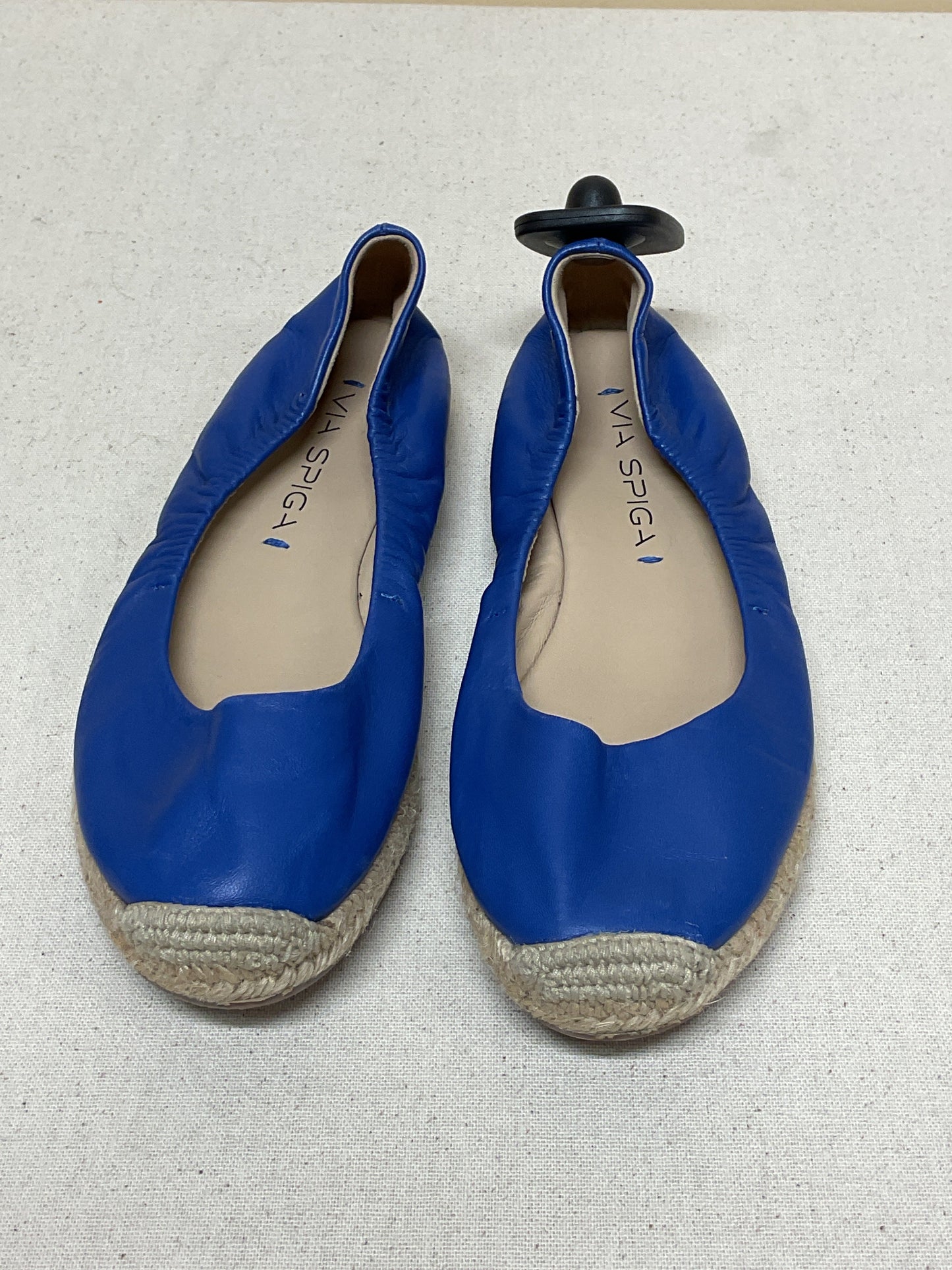 Shoes Flats By Via Spiga In Blue & Brown, Size:5
