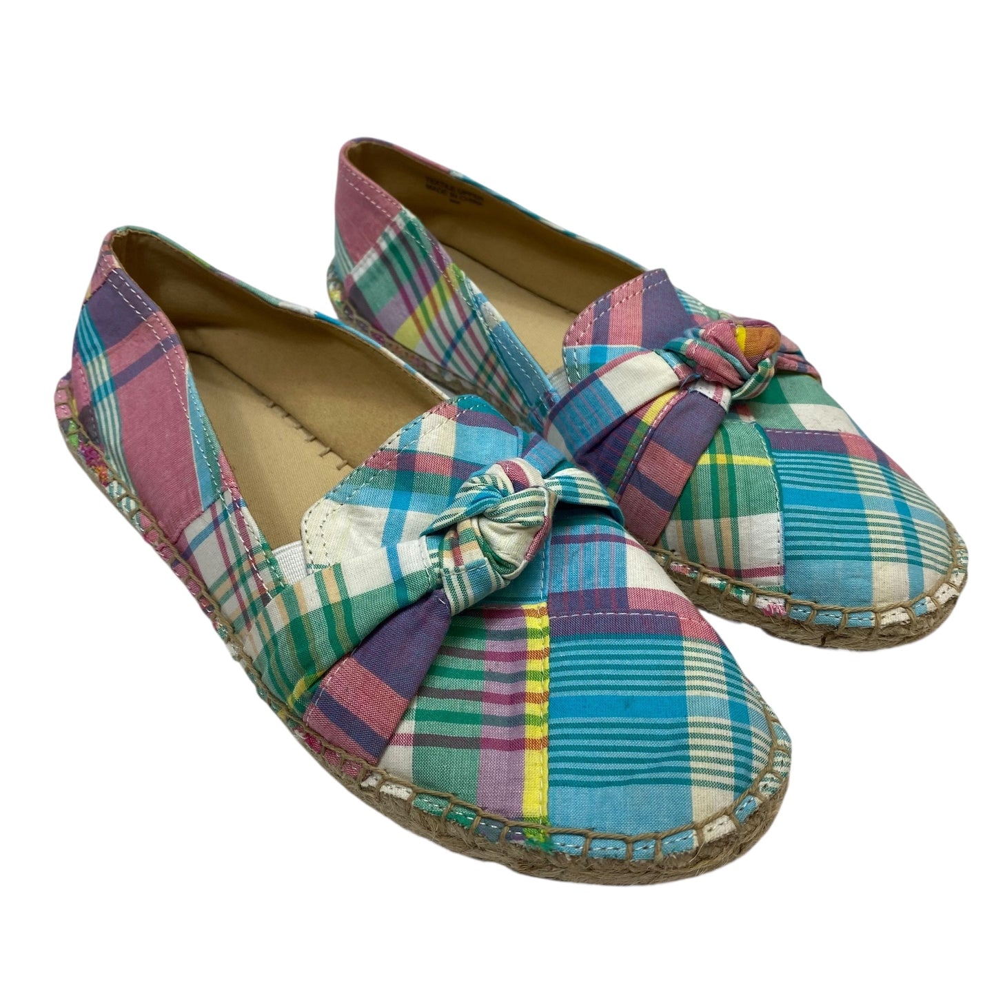 Shoes Flats By Talbots In Plaid Pattern, Size:8
