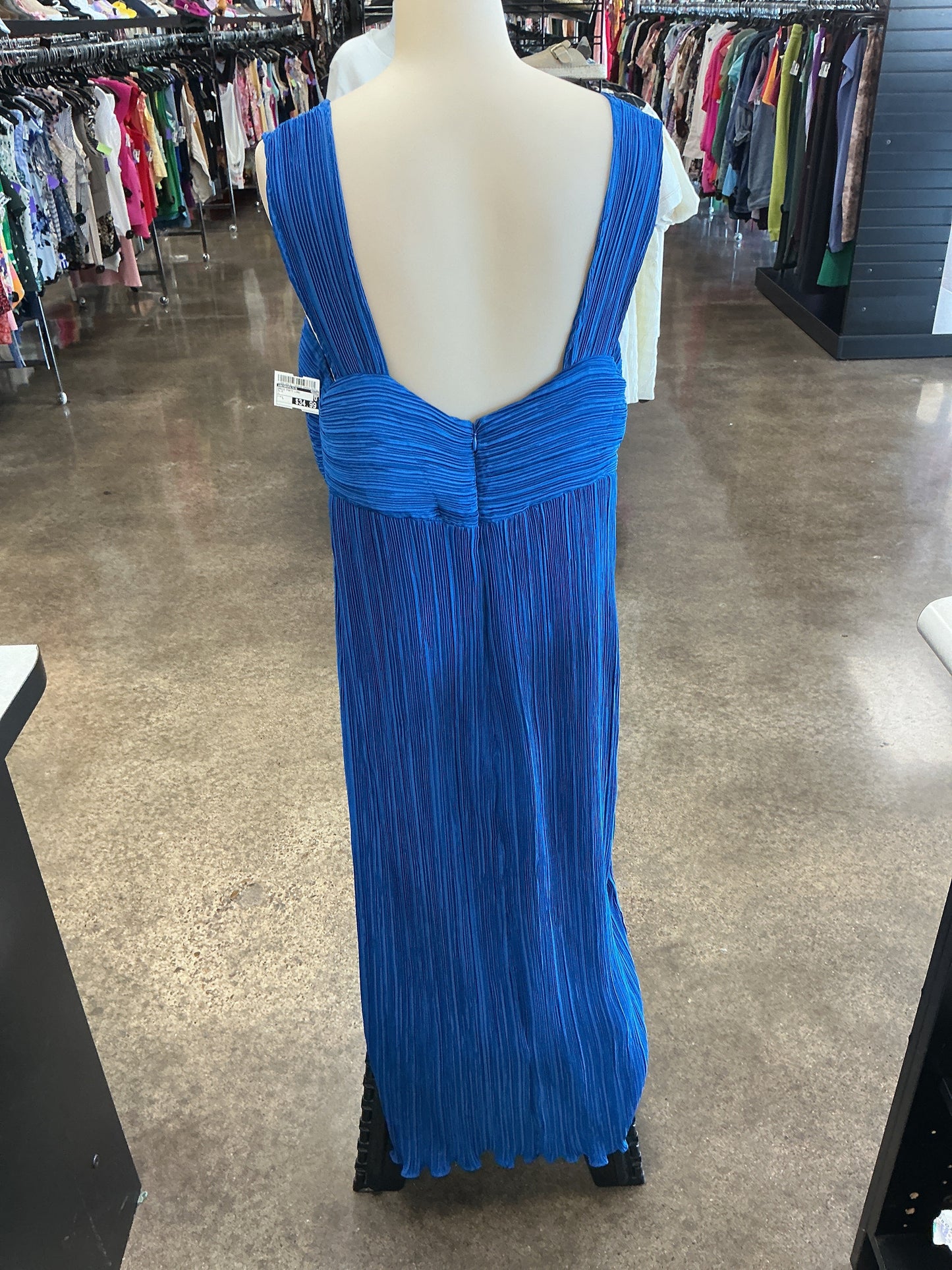 Dress Party Long By Anthropologie In Blue, Size:L