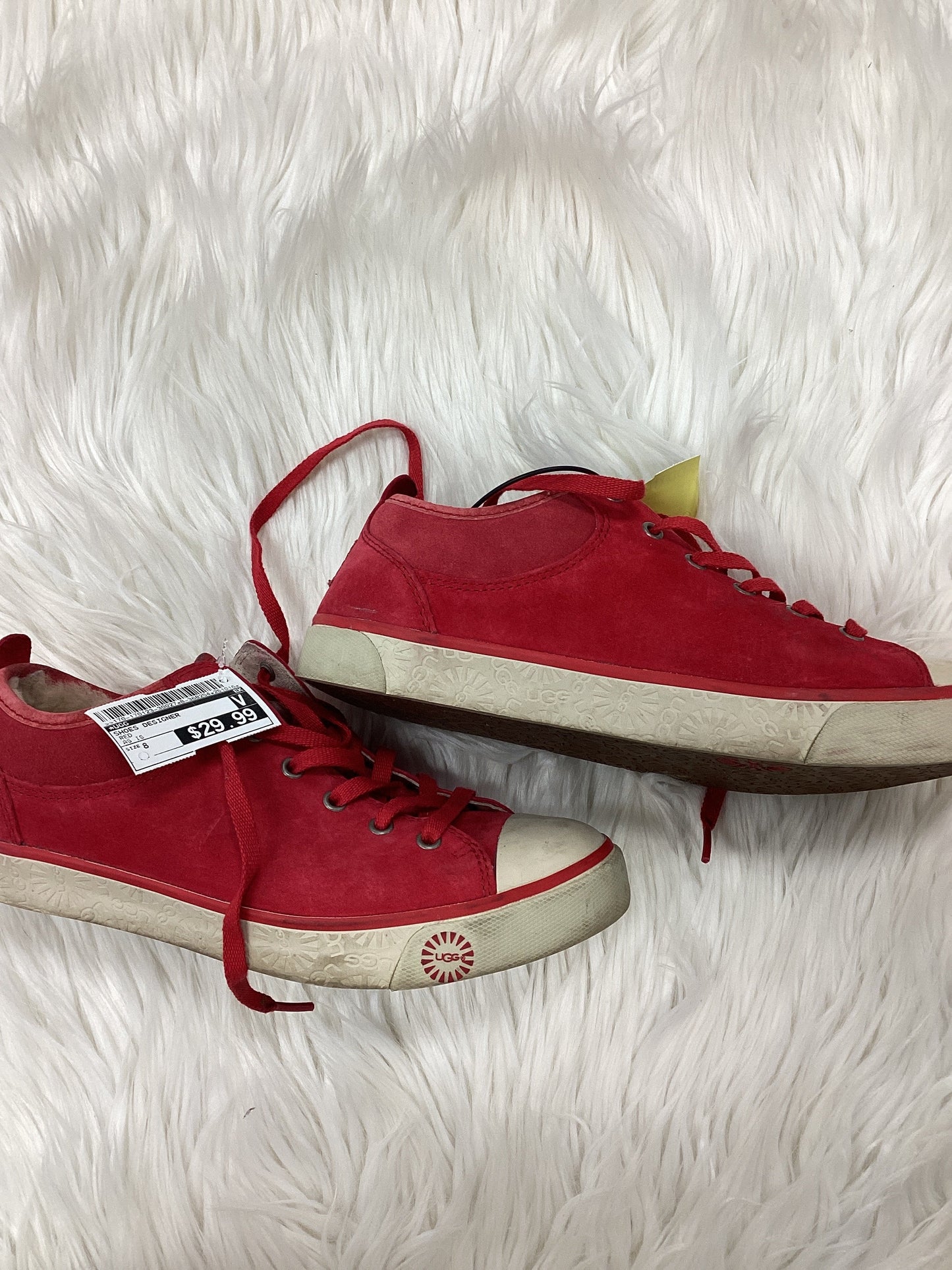 Shoes Designer By Ugg In Red, Size:8