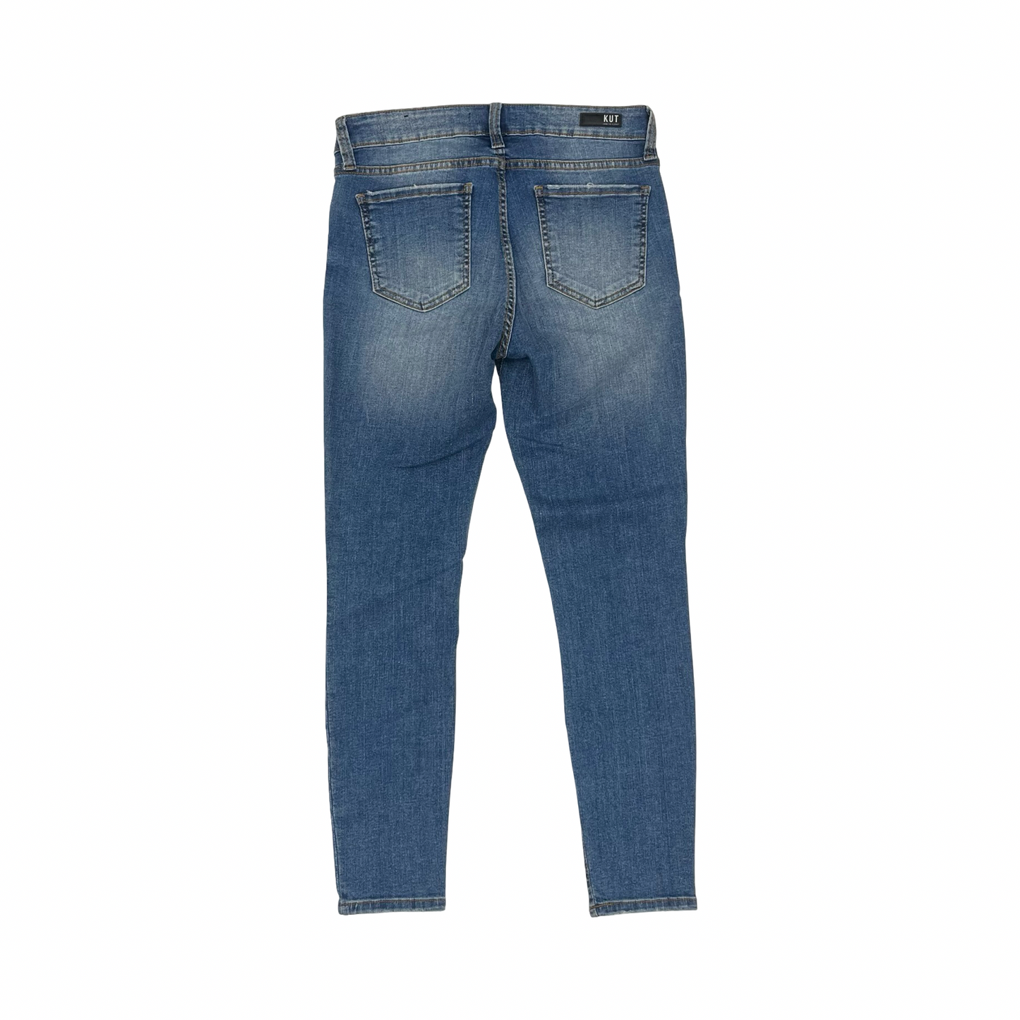 Jeans Skinny By Kut In Blue Denim, Size:8